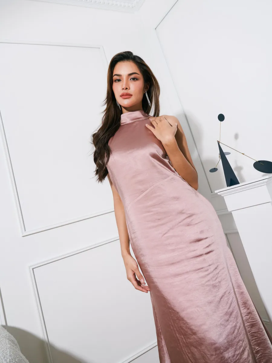 ROSE THE LABEL Pink Eliza Dress