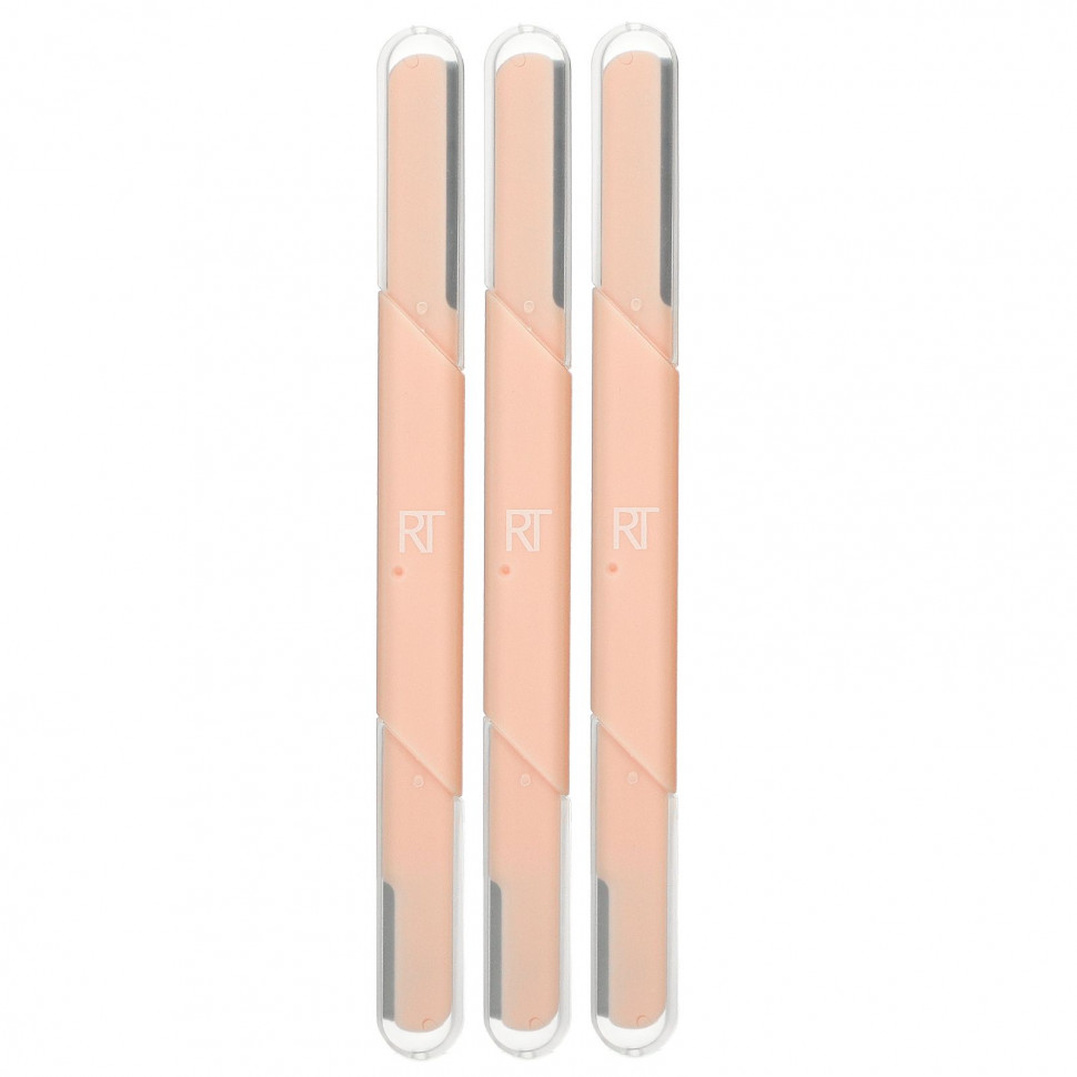 Real Techniques, Бритвы для лица и бровей, 3 шт.