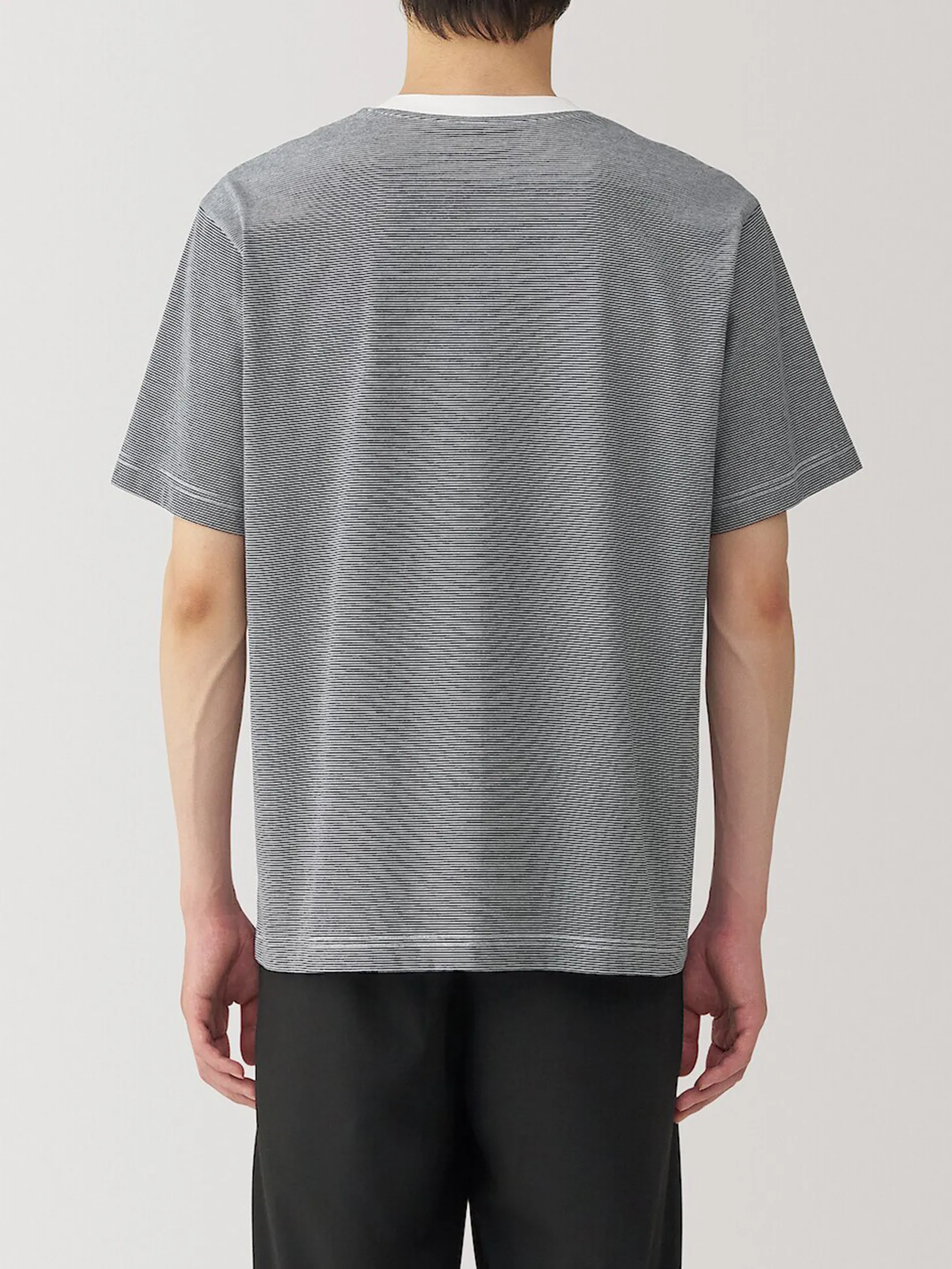 MUJI Men T-Shirt Jersey Crew Neck Short Sleeve