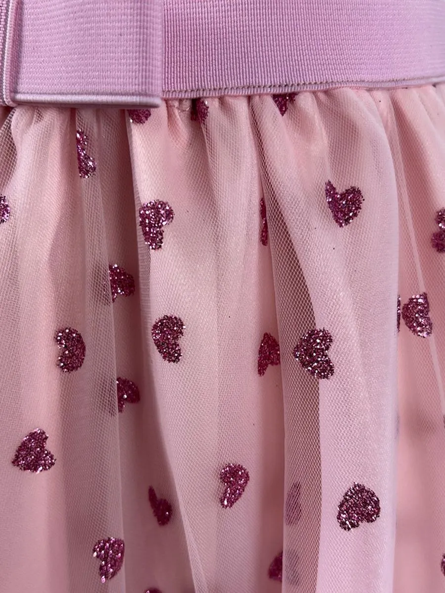 ICONIC WOMAN PINK SPARKING LOVE SKIRT