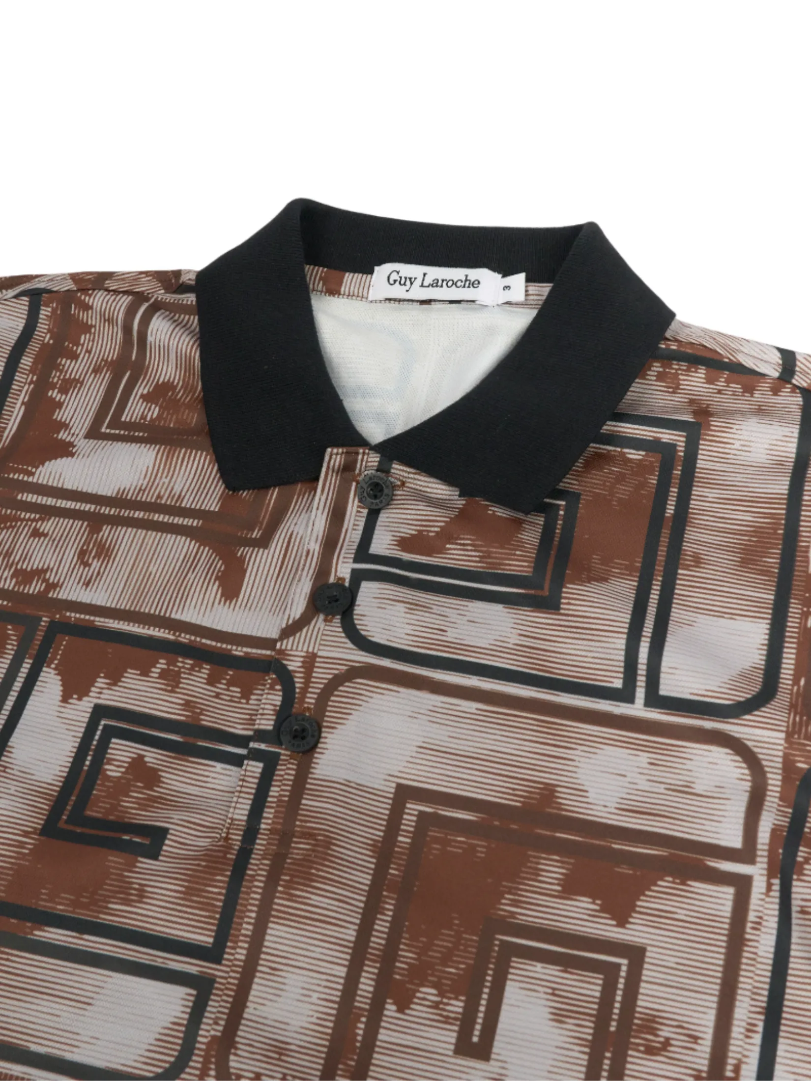 GUY LAROCHE MENWEAR Men s Polo Shirt BKL7302W5BR - Brown