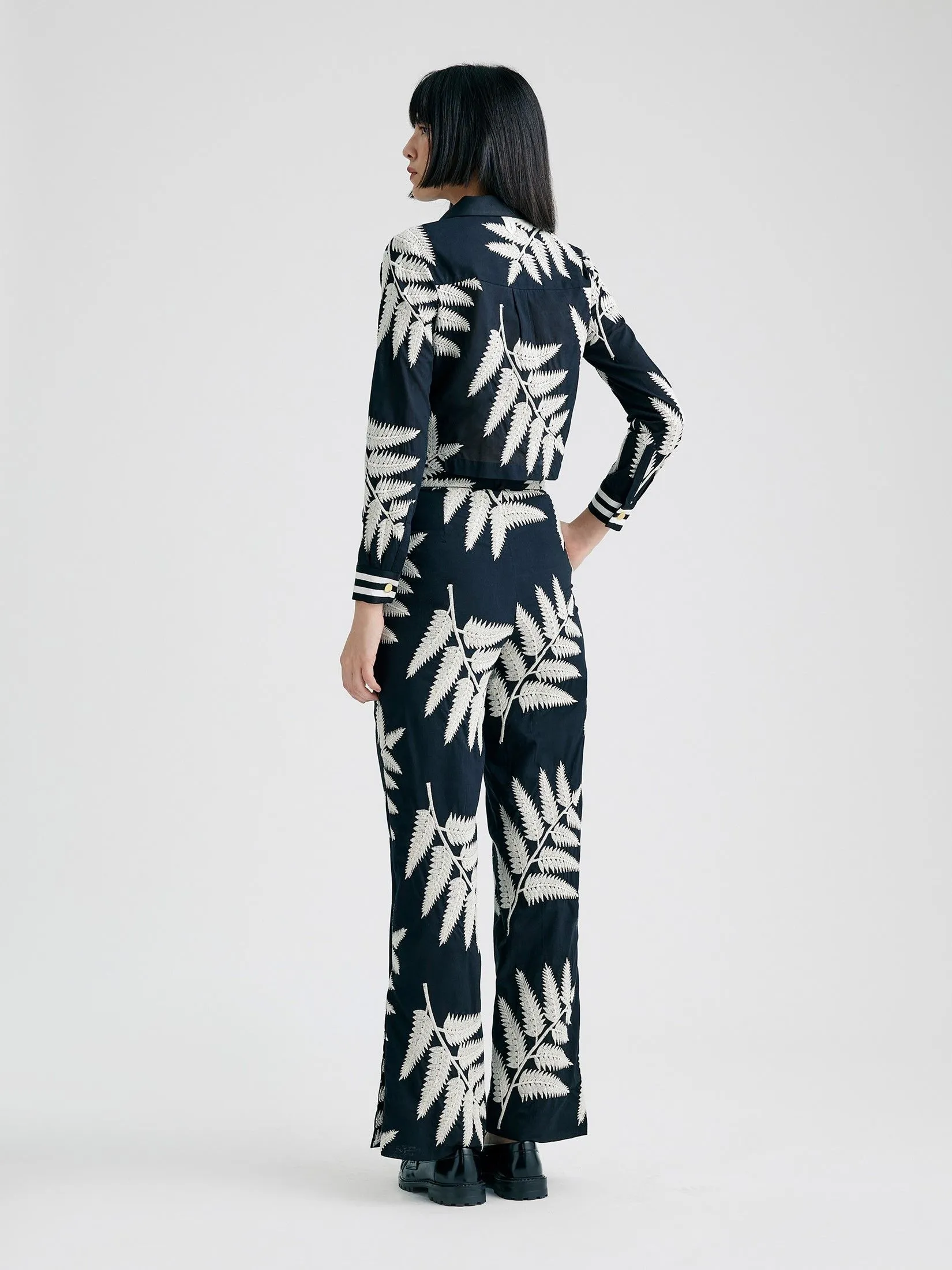 ASV (AW24)Tropicana Belt Straight Women Pants Black