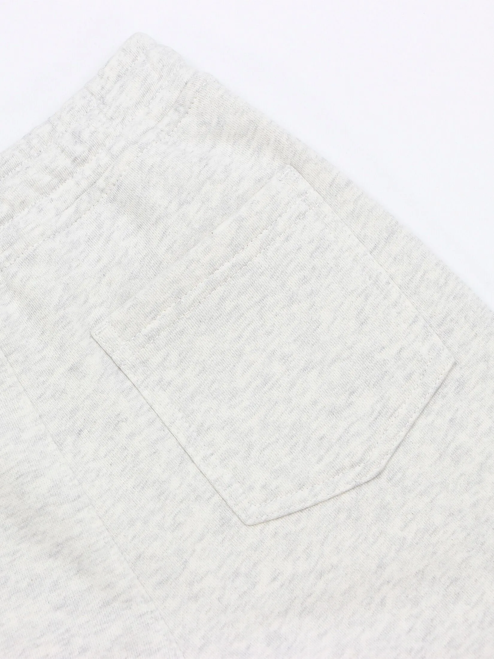 GIORDANO Boy's French Terry Comfort Elastic Shorts (Classics Club) Heather Moonstruck Grey