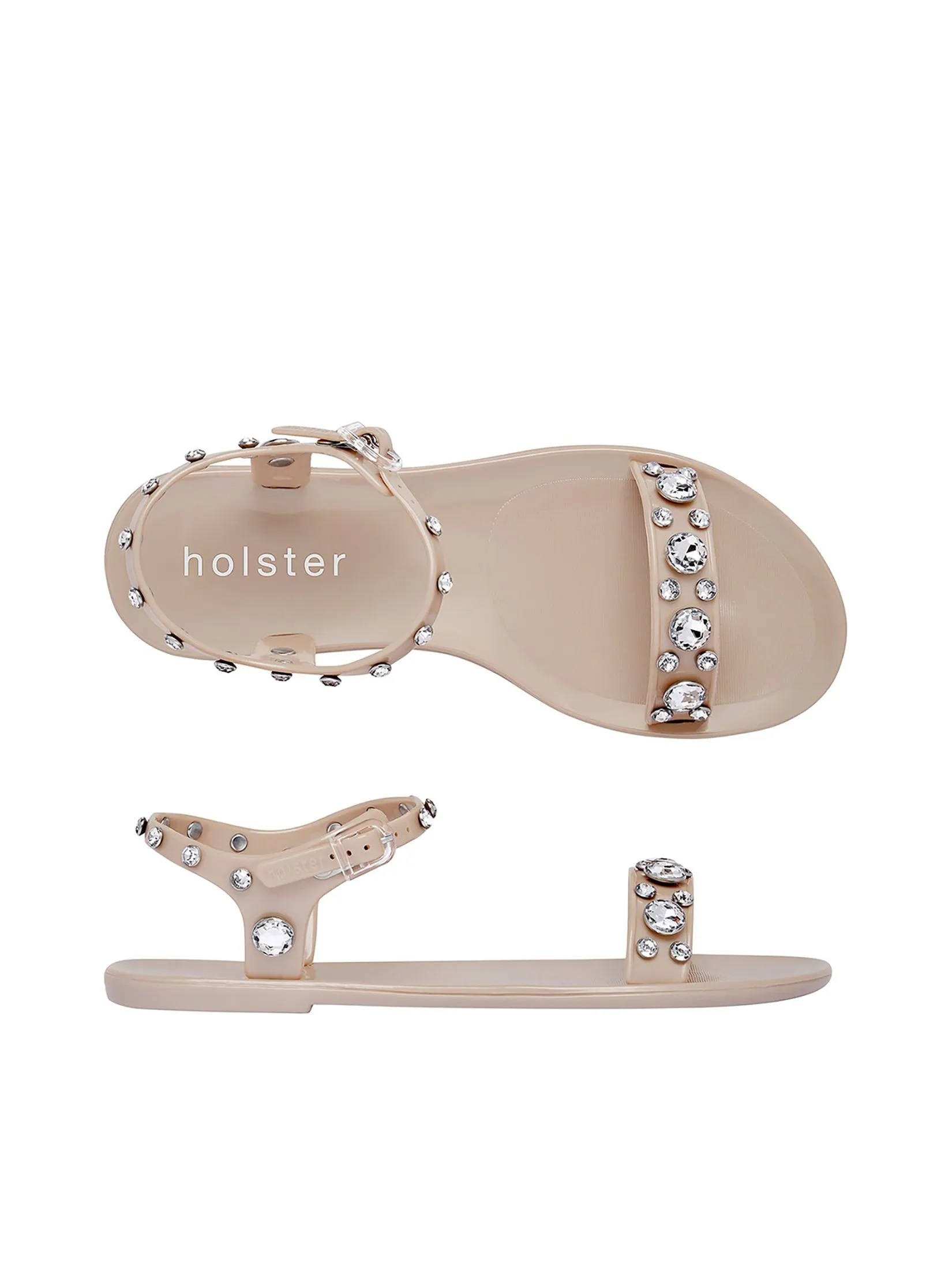 HOLSTER Women Sandals Glitz Solid Champagne