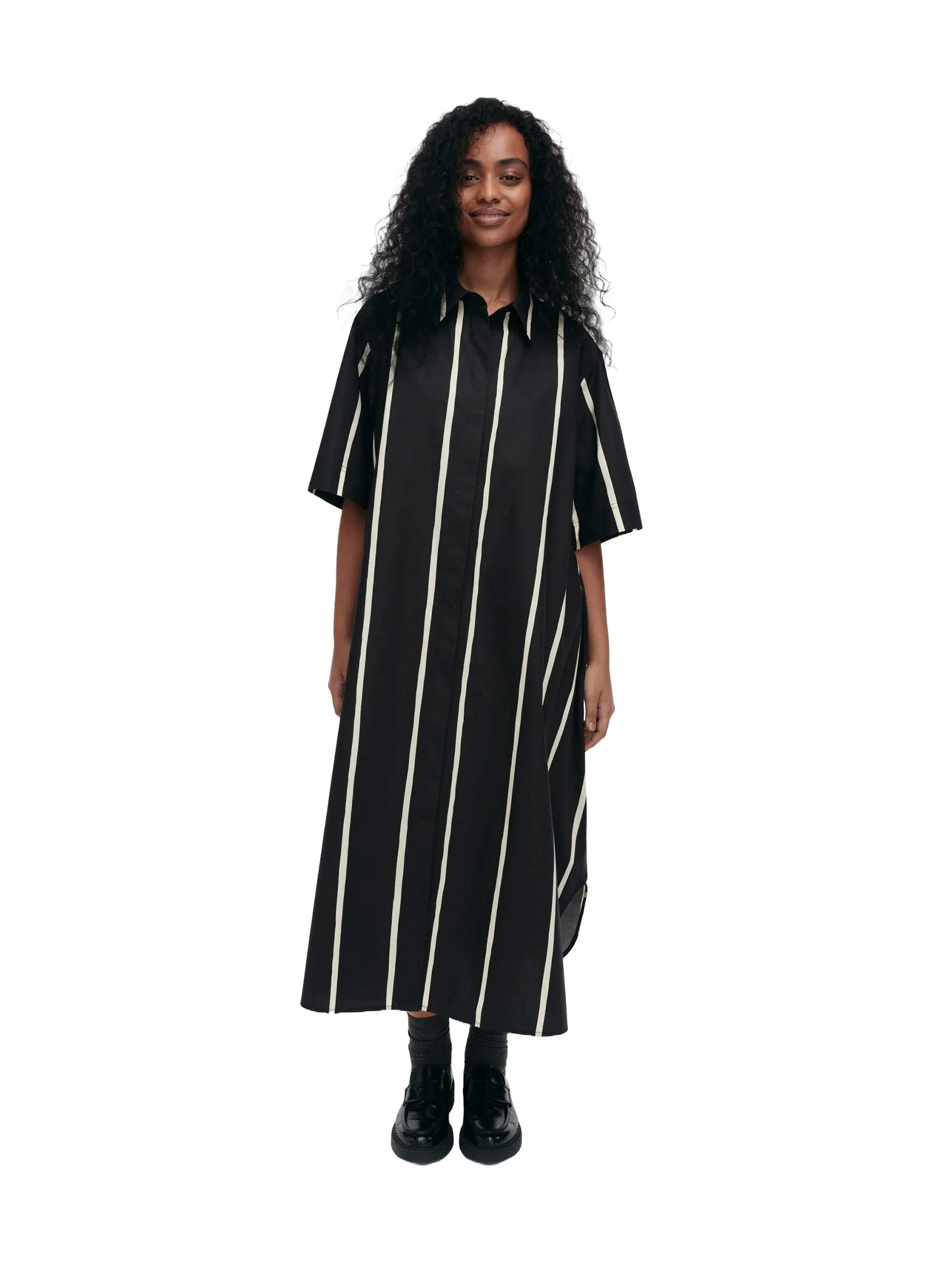 MARIMEKKO BLACK WOMAN PAPERI PUHVELI DRESS DRESS
