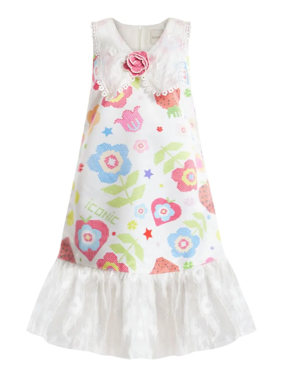 ICONIC WOMAN WHITE LOLAR DRESS