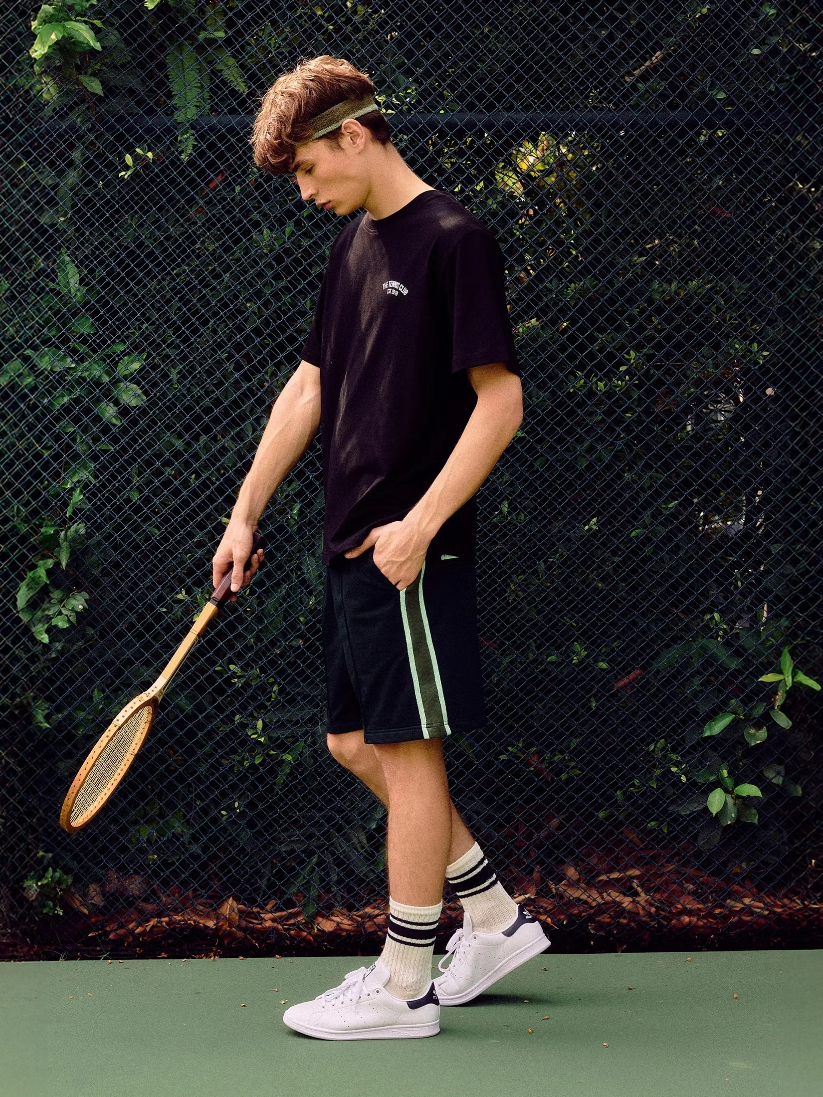 MOO [MOO 5/25] Jersey Track Shorts Green