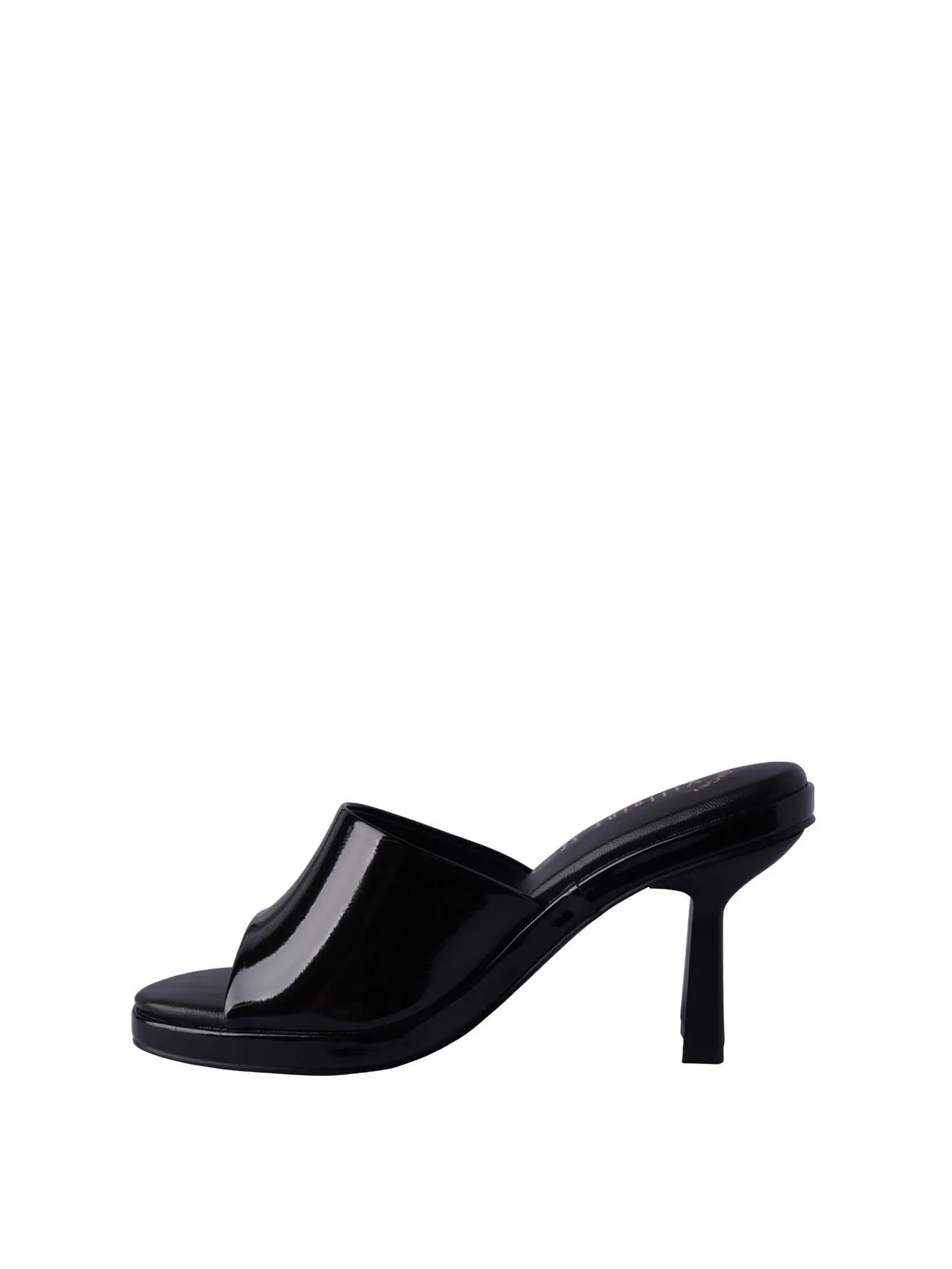 VILLAINS SF GENTLE BREEZE Women's Heeled Sandals BLACK PATENT