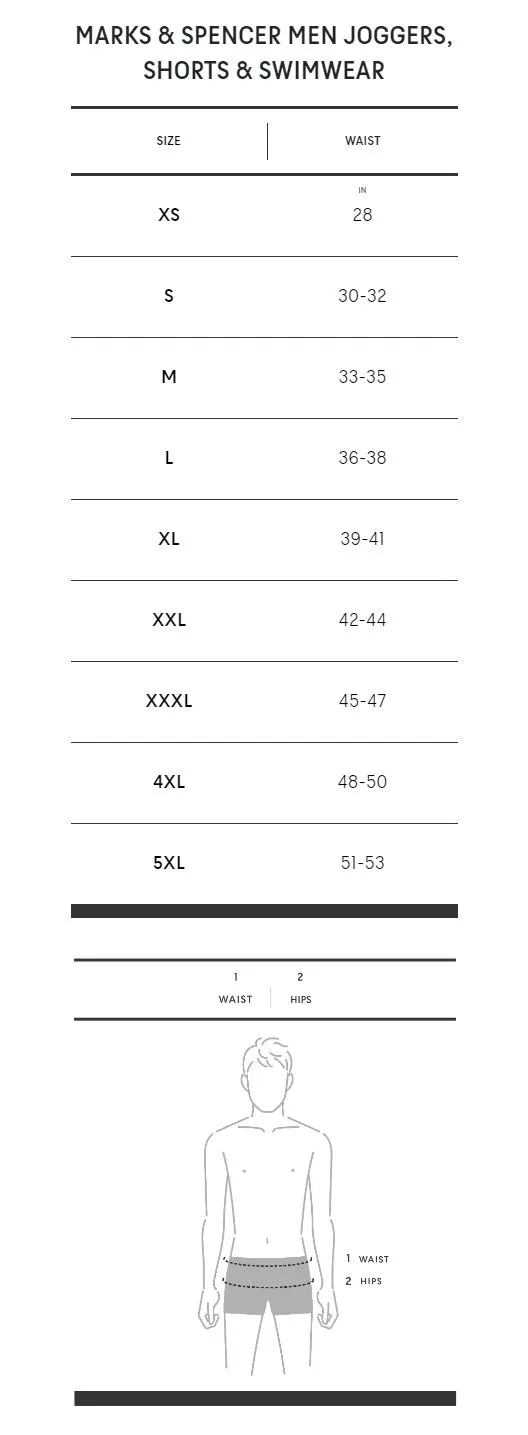 MARKS & SPENCER Men Chino Pants Slim Fit Italian Stretch