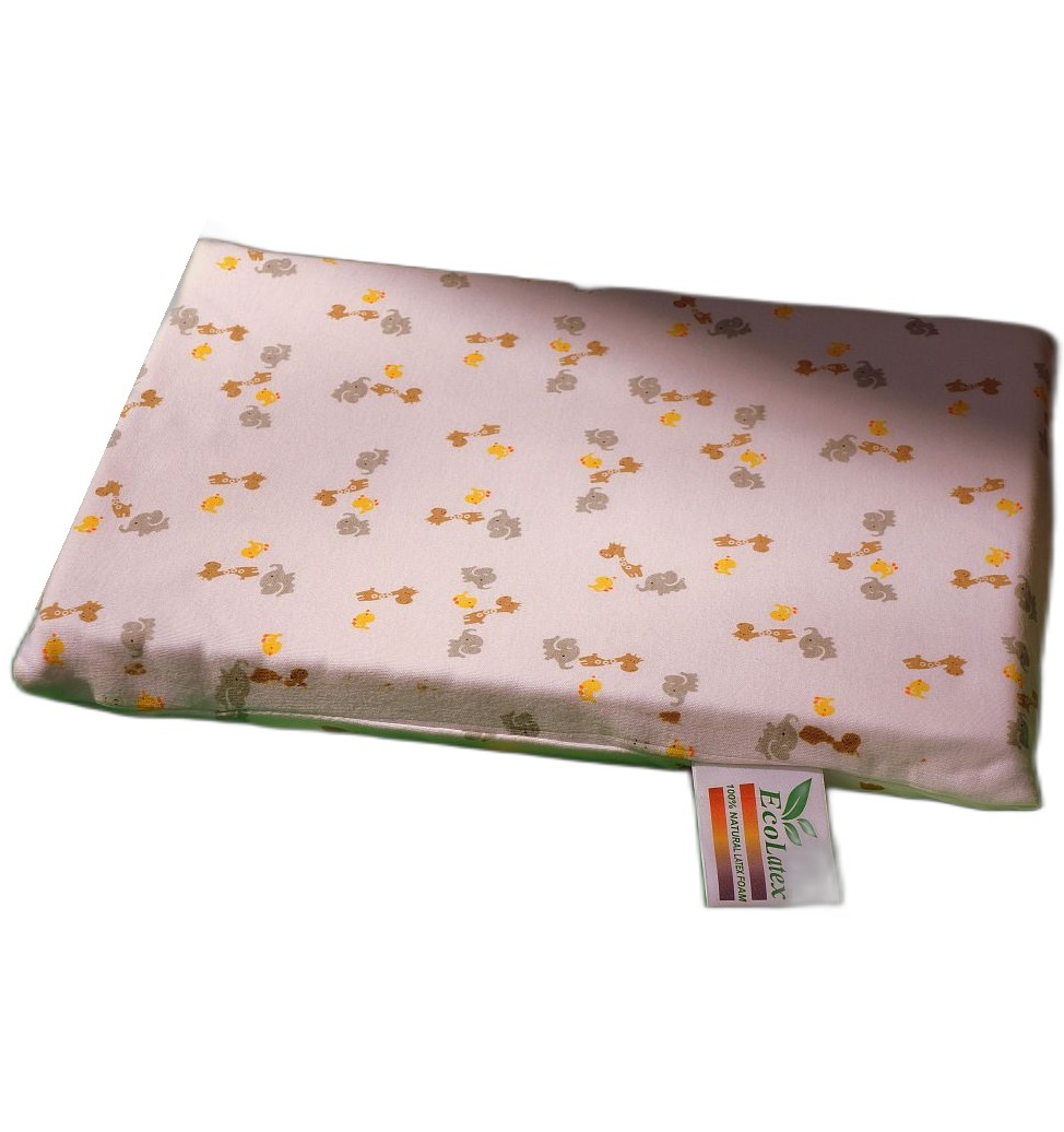 Детская латексная подушка для детей до 2 лет