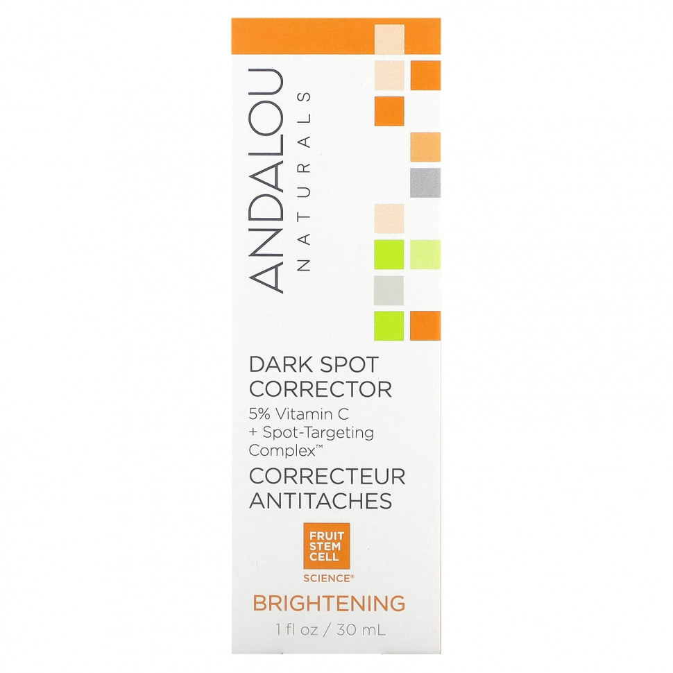 Andalou Naturals, Корректор темных пятен, осветление, 30 мл (1 жидк. Унция)