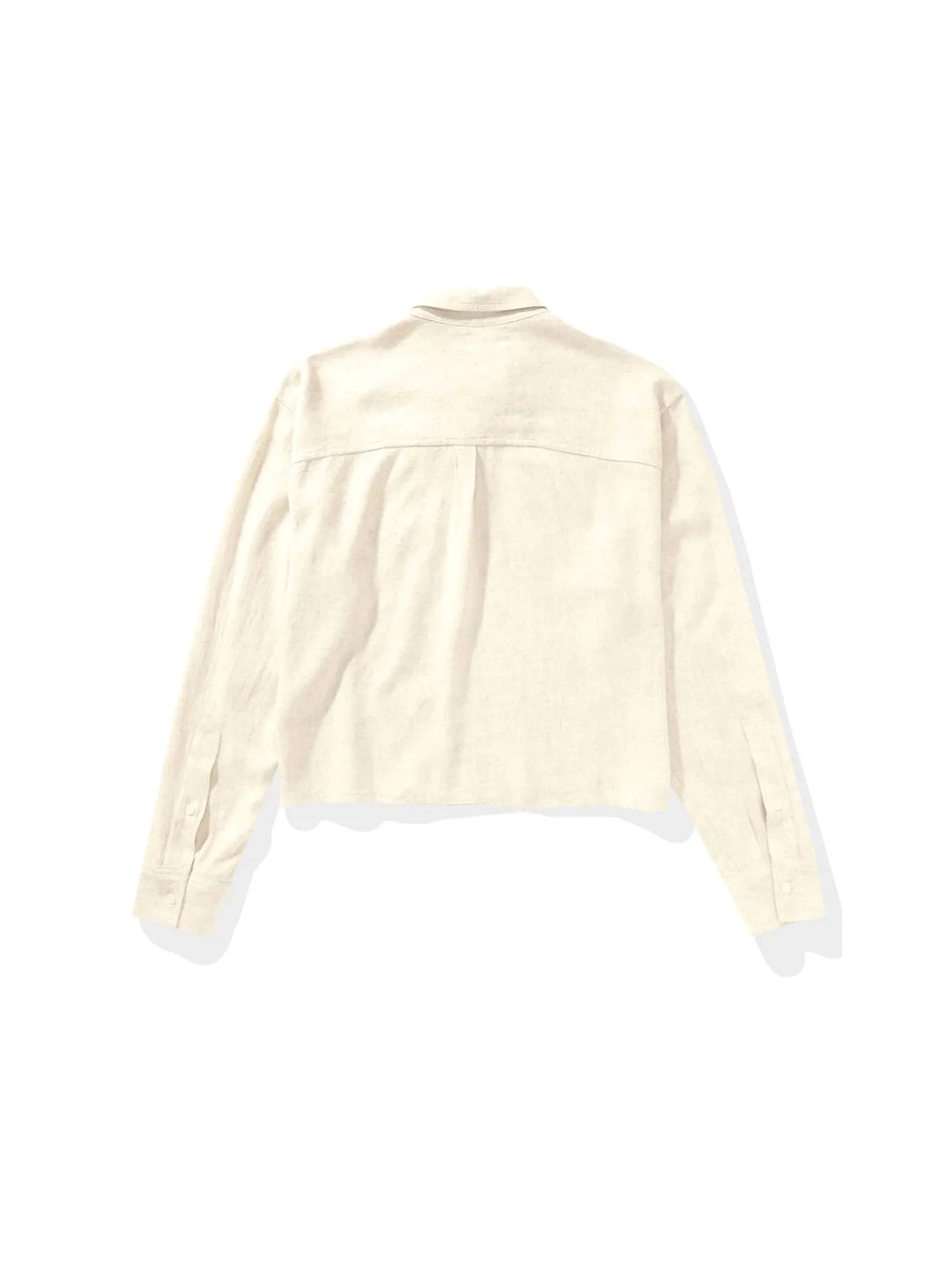 AMERICAN EAGLE WOMEN INTL CORE ST HEM CROPPED PREP 109 NATURAL