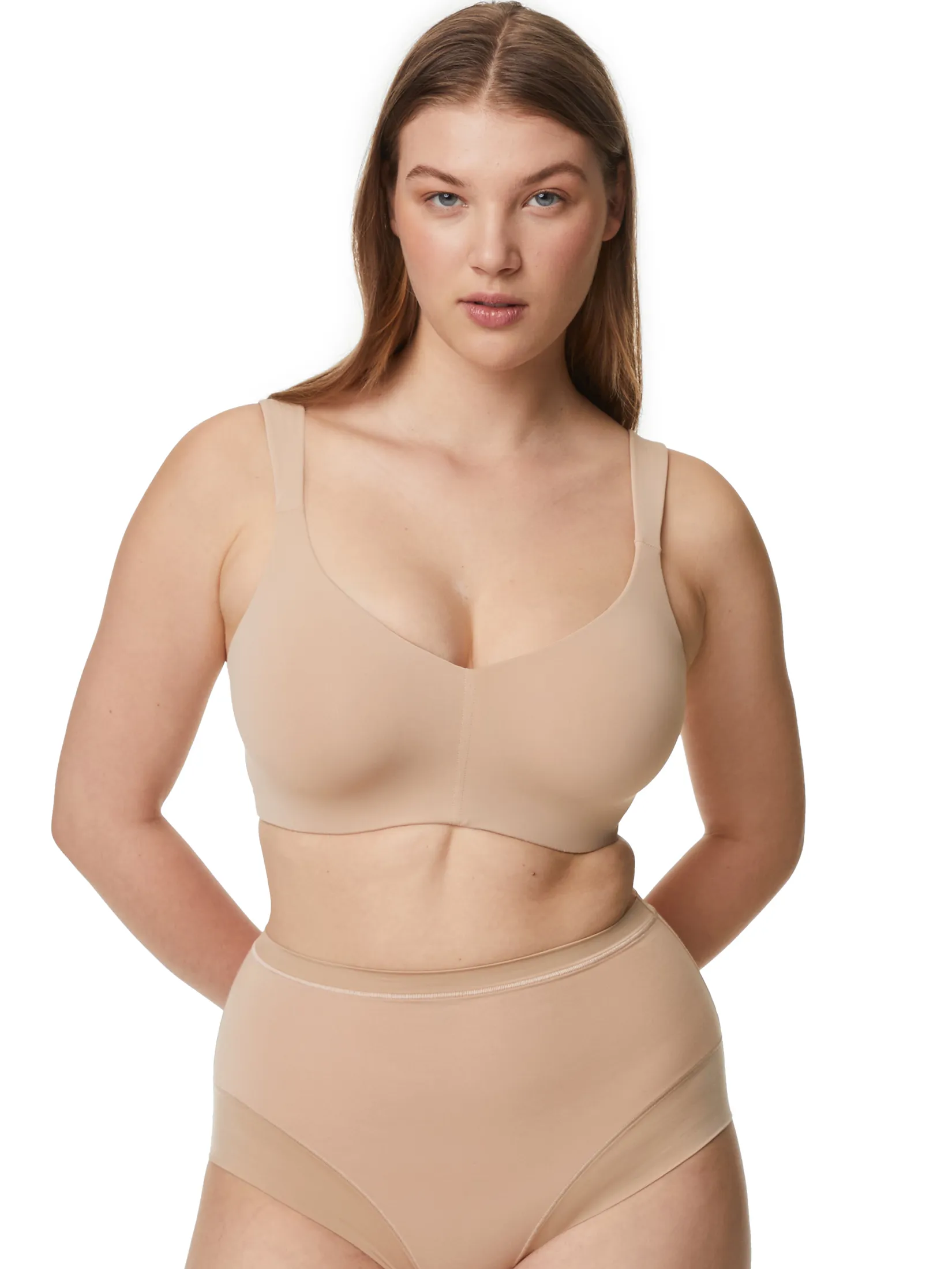 MARKS & SPENCER Women Bra Flexifit Wired Minimiser Almond