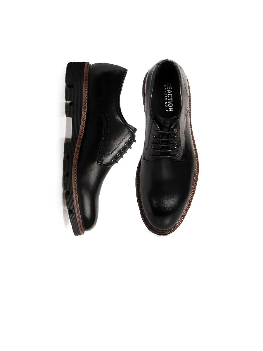 KENNETH COLE MEN DRESS SHOES DANIEL CHUNKY / BLACK