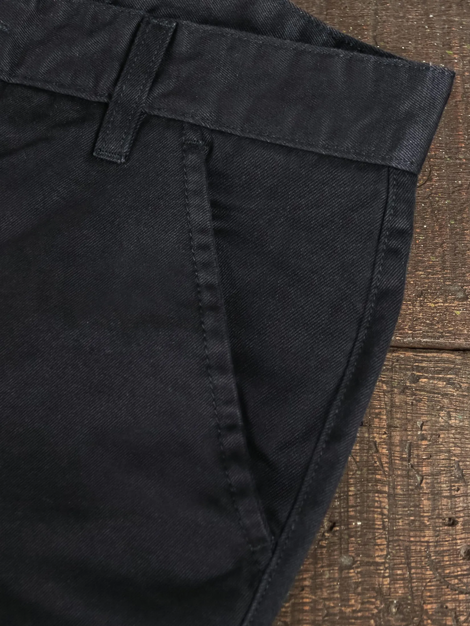 SIMPLE&RAW Timber Chino Pants Sk814 Black