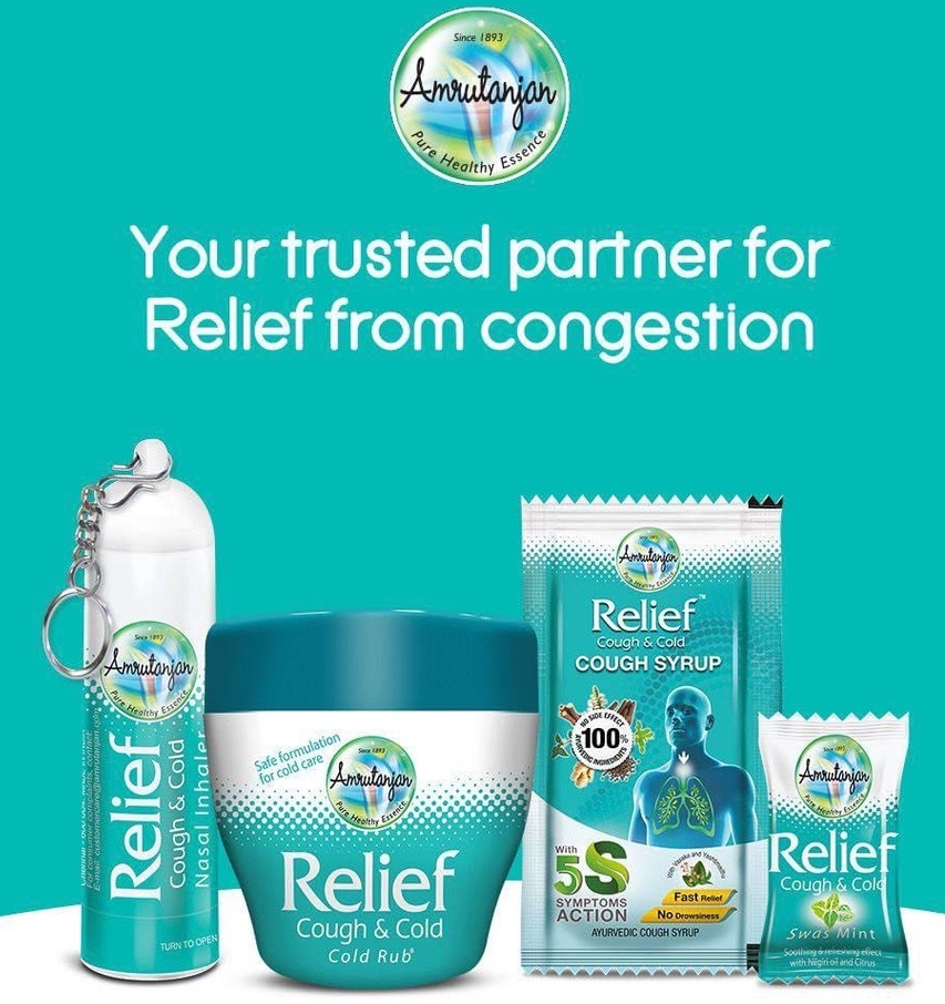 Назальный ингалятор Амрутанджан (Amrutanjan)