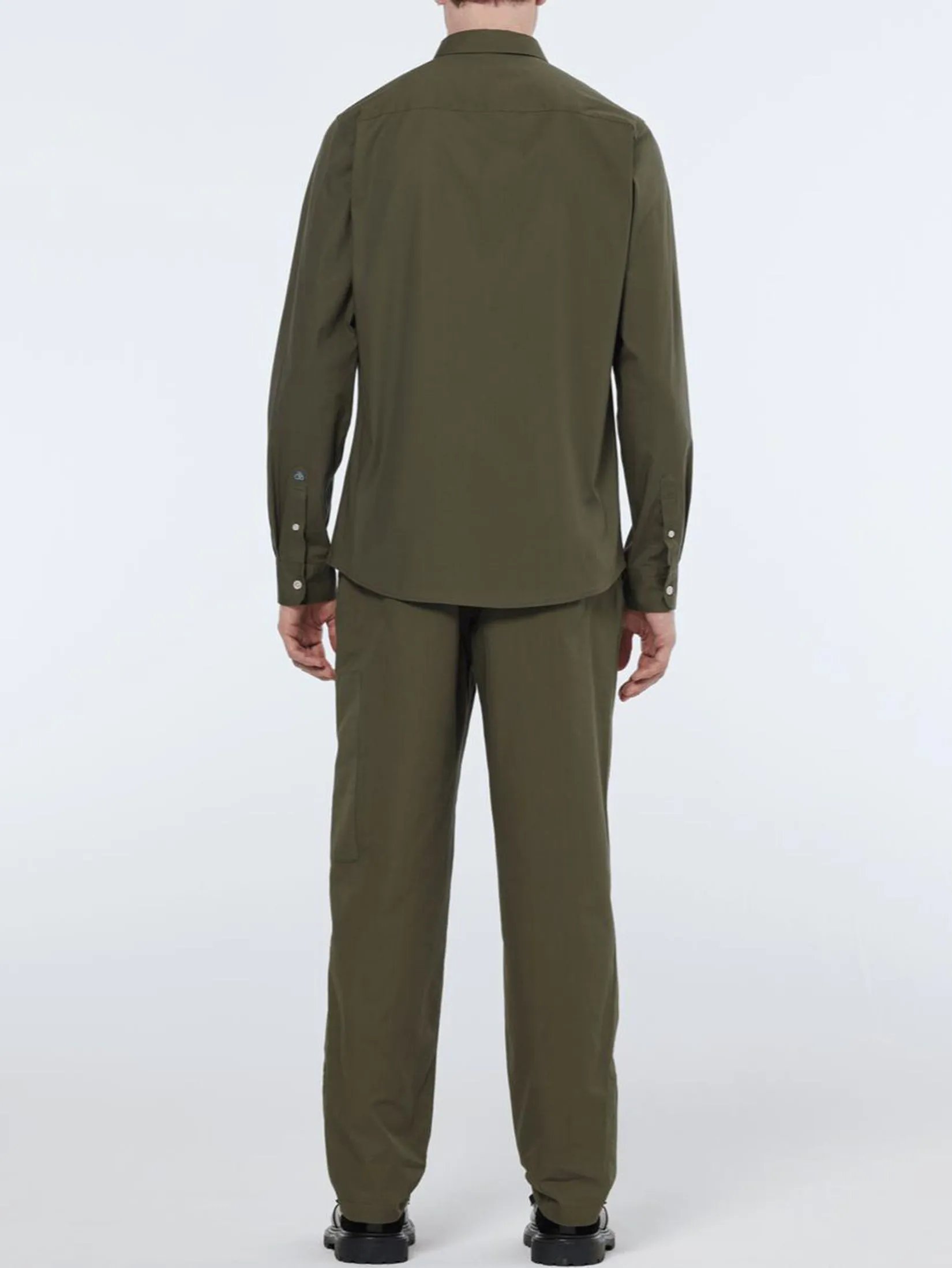 SCOTCH&SODA Men Cargo Pant Straight Fit Cotton Ripstop Classic Green