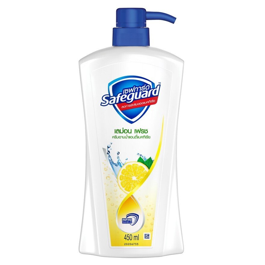 Safeguard Body Wash Lemon Fresh 450 Ml. ครีมอาบน้ำ ชุ่มชื่น สดชื่น