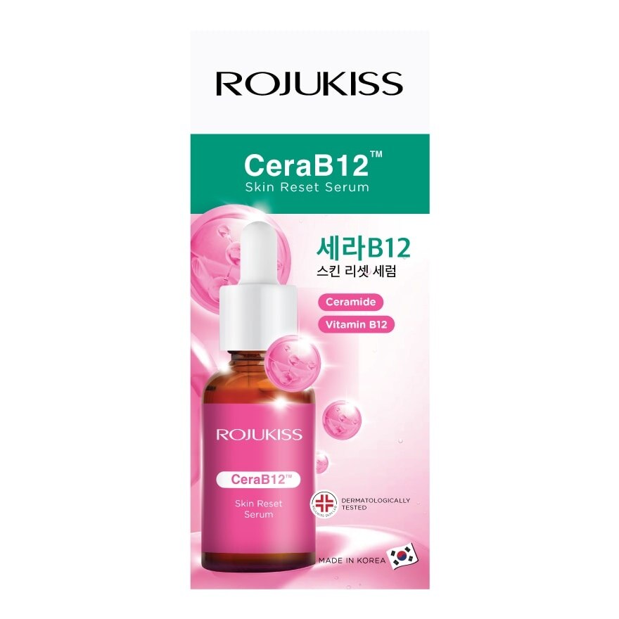 Rojukiss Serum CeraB12 Skin Reset 30 Ml. - Pink