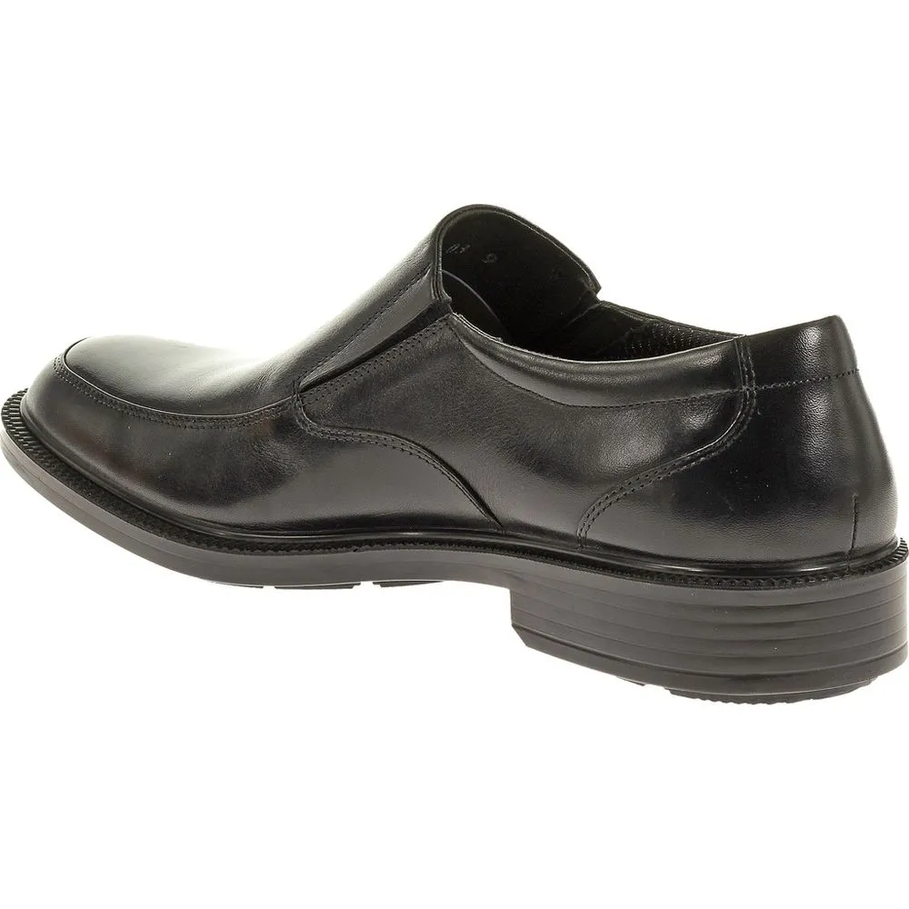 HUSH PUPPIES Men's Shoes Model IRVING BANKER HP IHDFB0342A - BLACK Dress Shoes Slip-ons