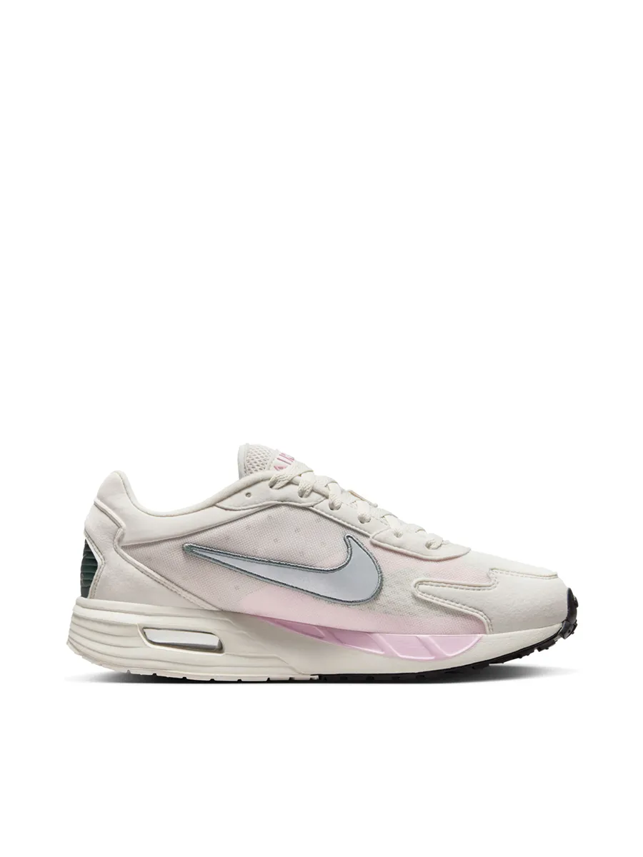 NIKE Women Sneaker Air Max Solo Phantom/Metallic Silver-Pink Foam