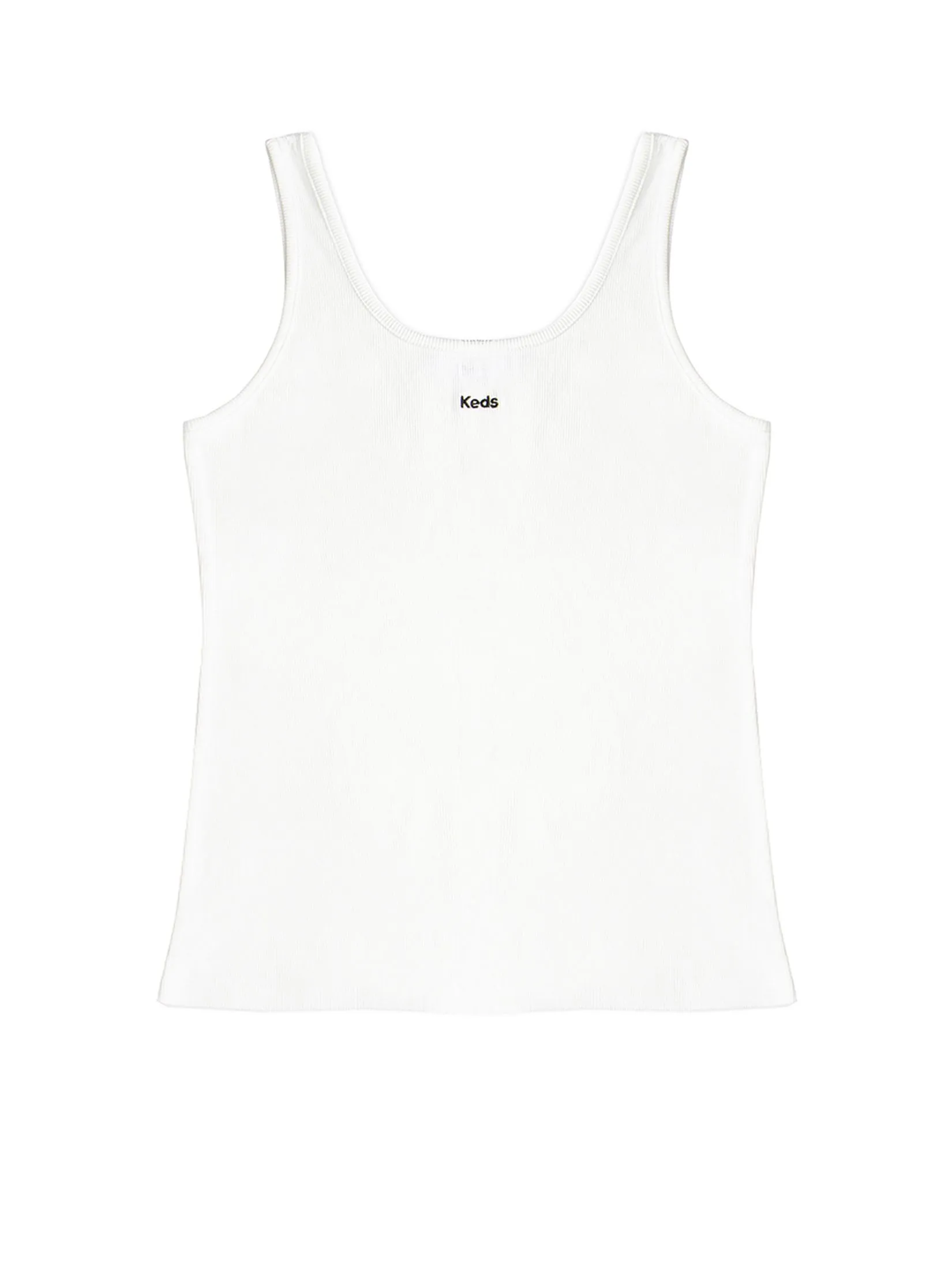 KEDS Women Keds Ribbed Tank Top White