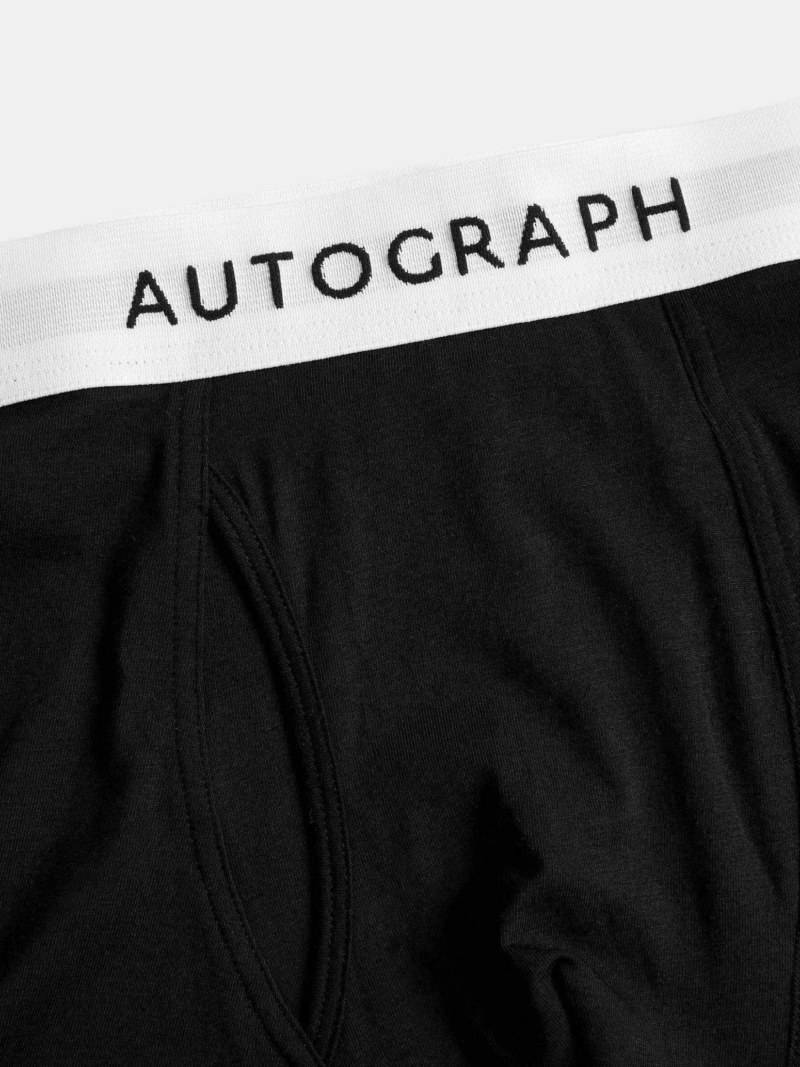 MARKS & SPENCER Men Underwear Trunks 5pk Supima Cotton Modal Black Mix