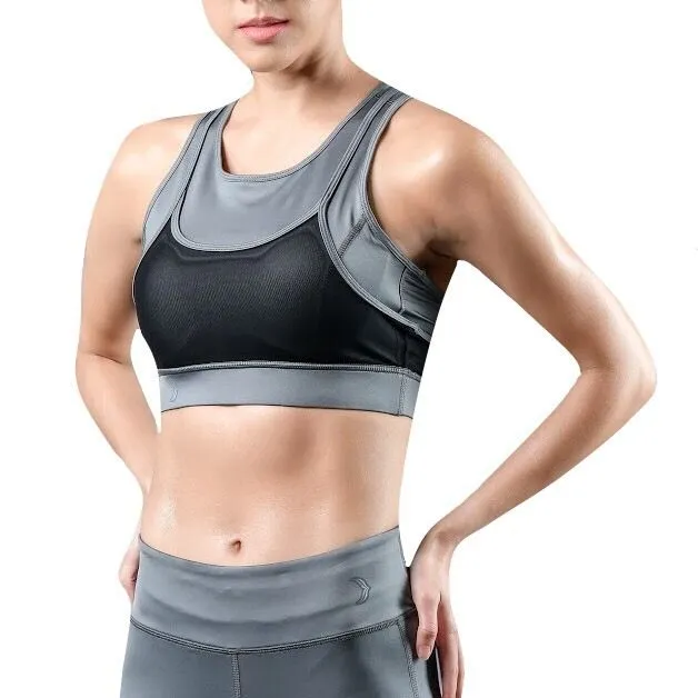 GRAND SPORT Grey SPORT BRA (028364)