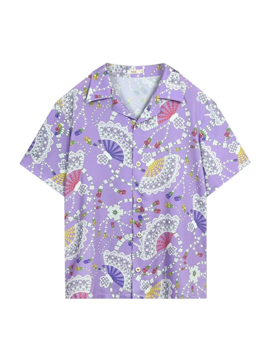 ICONIC WOMAN PURPLE MALAI SONGKRAN HAWAII SHIRT