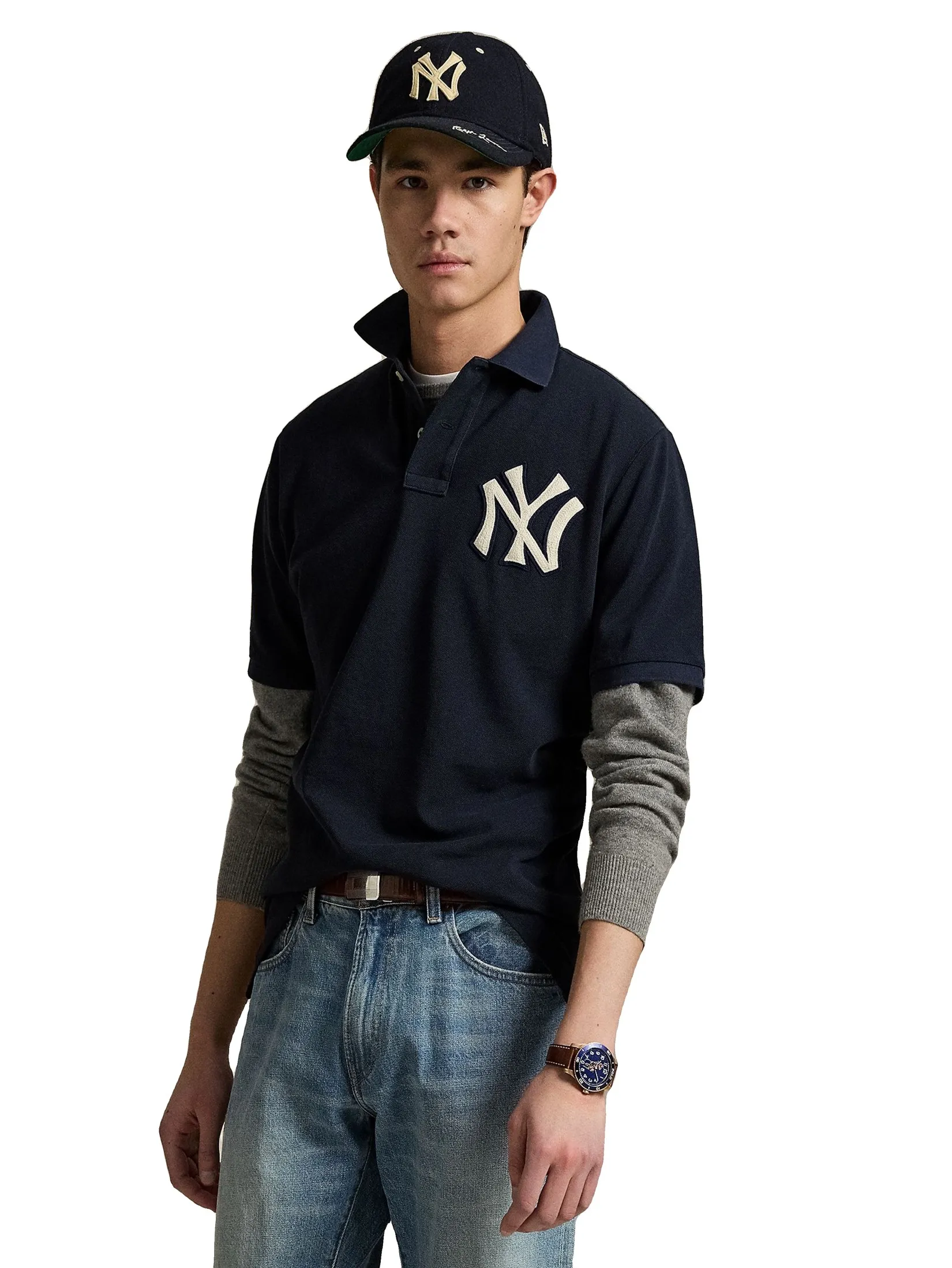 POLO RALPH LAUREN Ralph Lauren x MLB Polo Men MNPOKNI1N823431 Navy