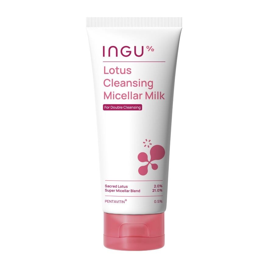 INGU Lotus Cleansing Micellar Milk 100 ml. For removing makeup and cleaning face