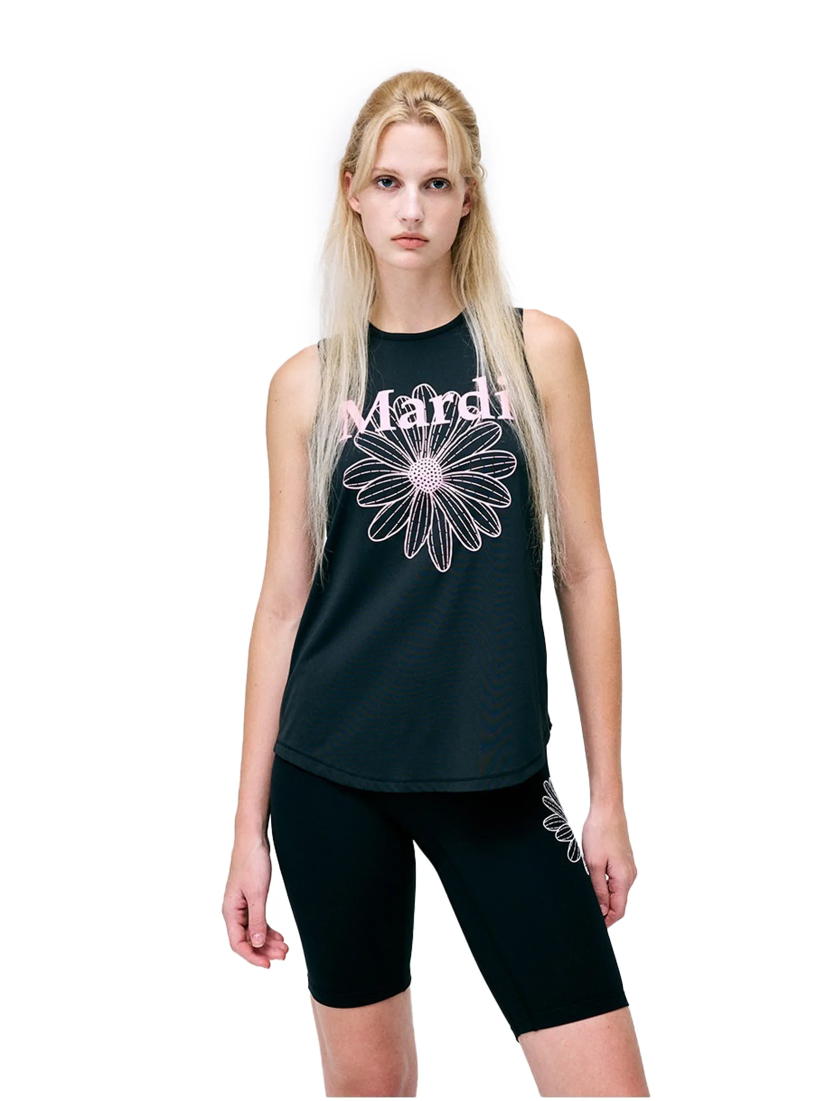 MARDI MERCREDI ACTIF Airlift Sleeveless Tank Top Flowermardi
