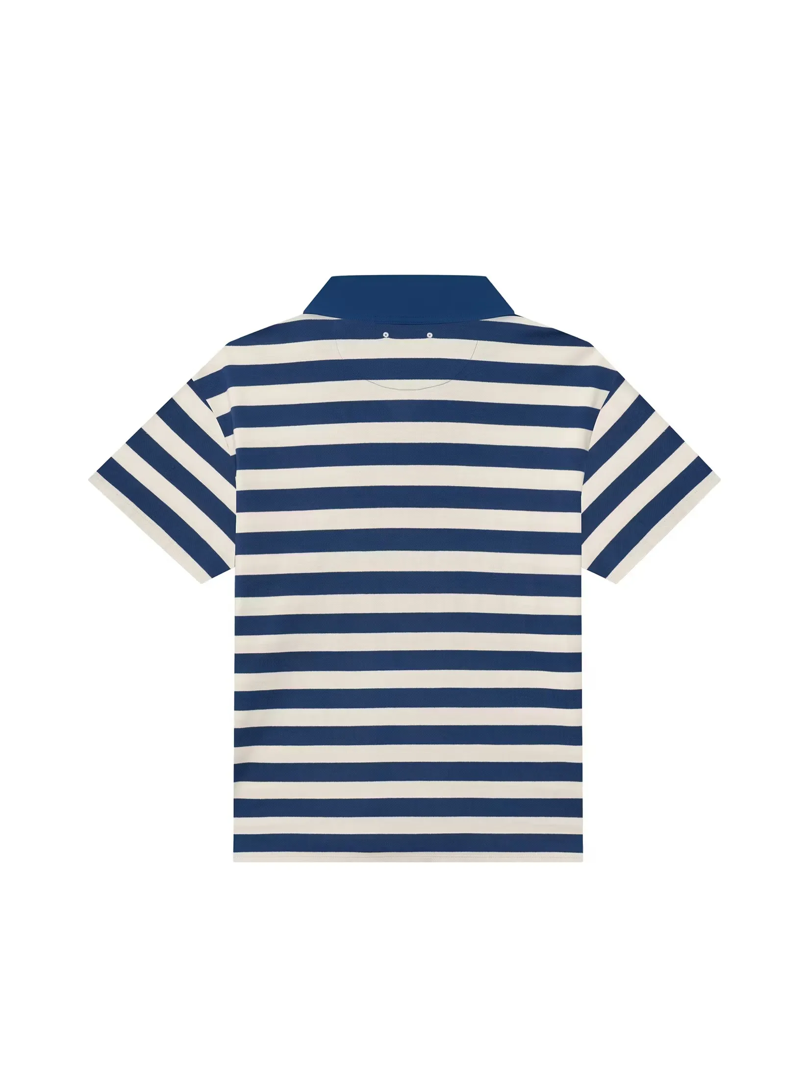 MOO [MOO 6/25] Sailor Smock Polo Shirt Navy Blue