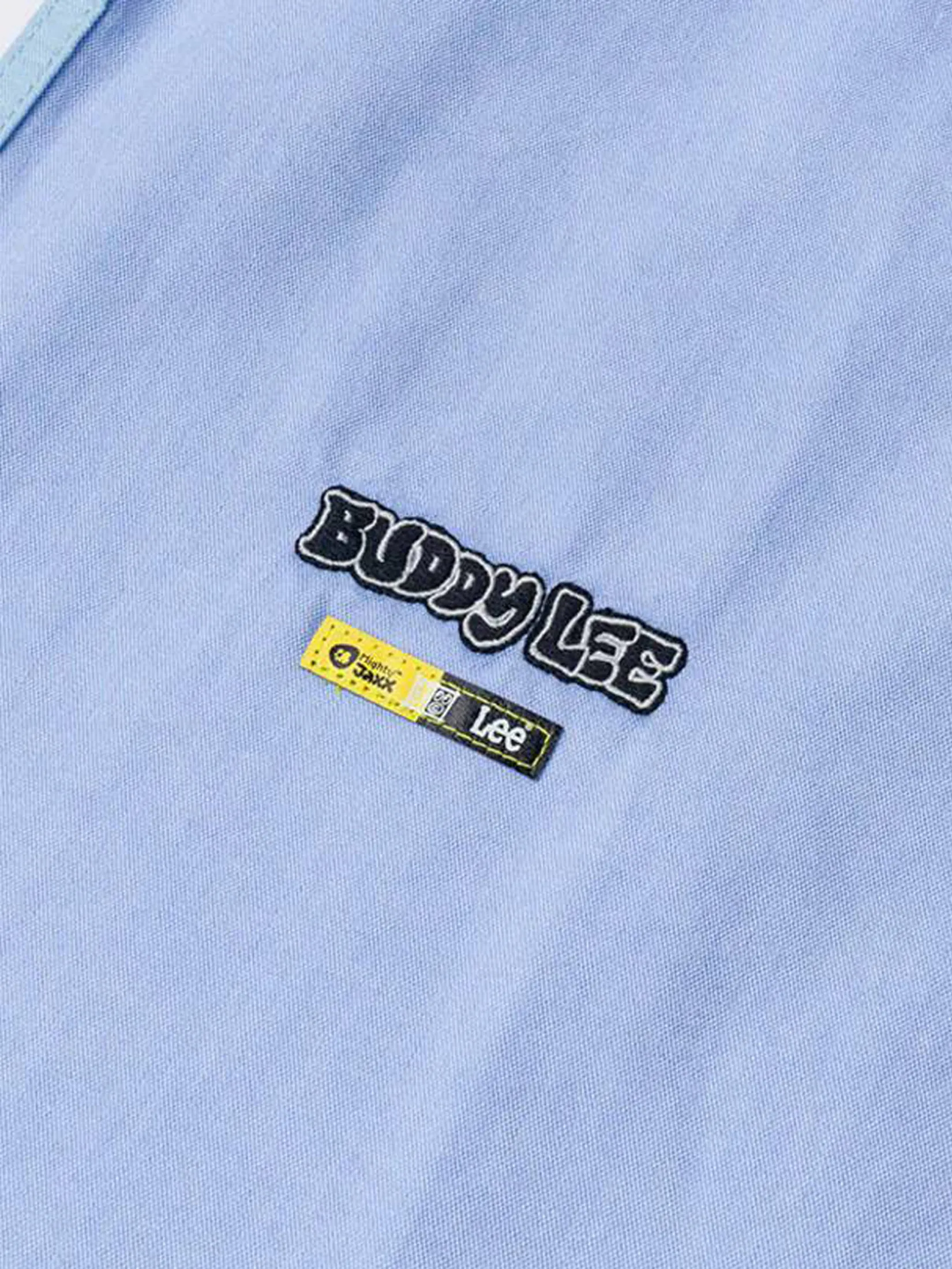 LEE Men s Shirt Long Sleeve Lee x Mighty Jaxx Collection Comfort Fit BLUE