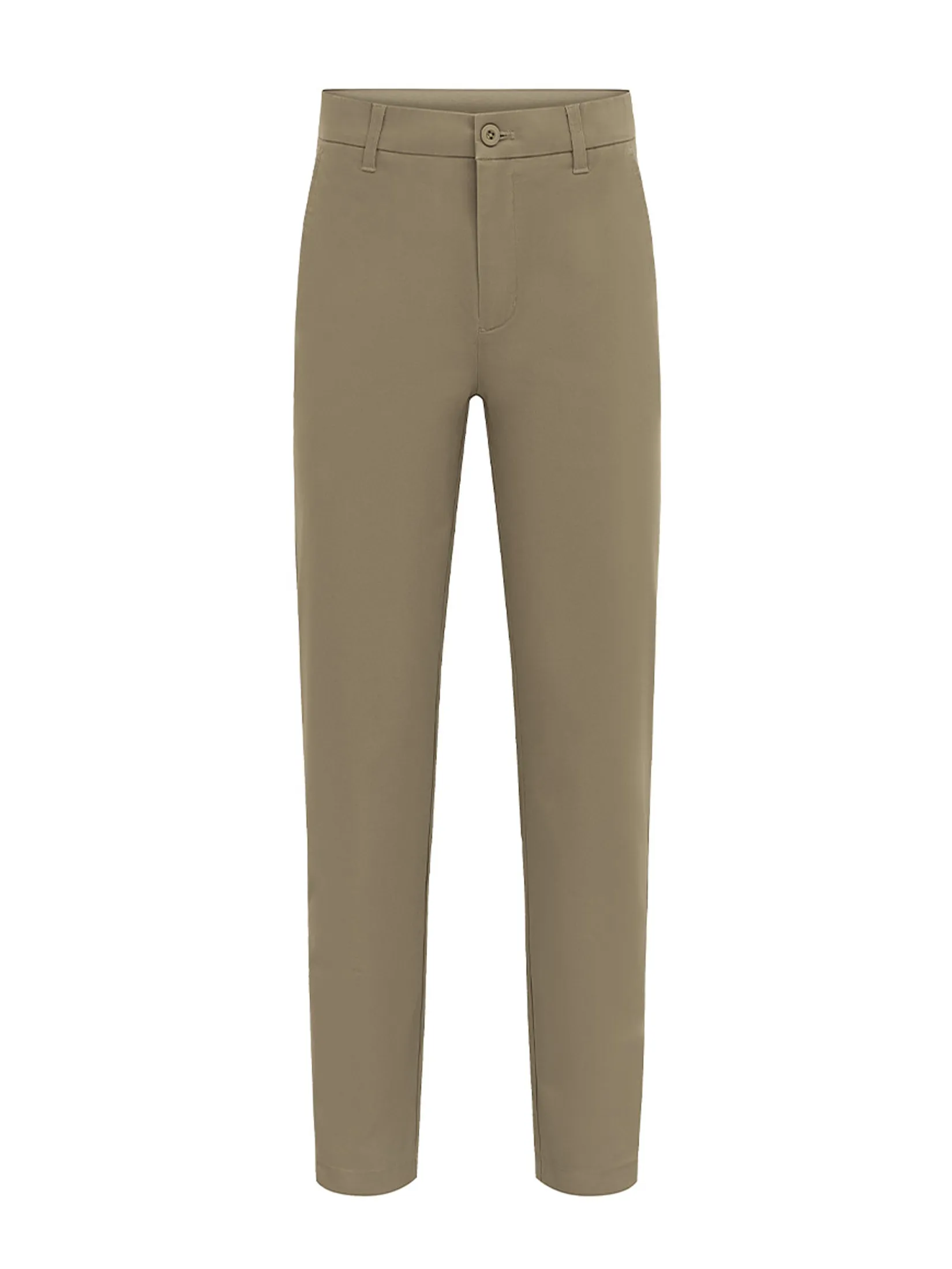 DAPPER Men Slim-Fit Comfort Chino Pants Brown