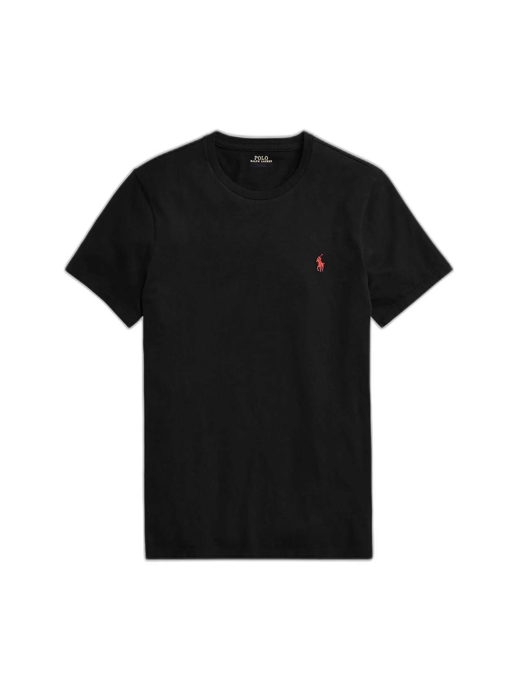 POLO RALPH LAUREN Polo Ralph Lauren TEE-Custom Slim Fit Jersey Crewneck T-Shirt MNPOTSH1N820045 001 BLACK