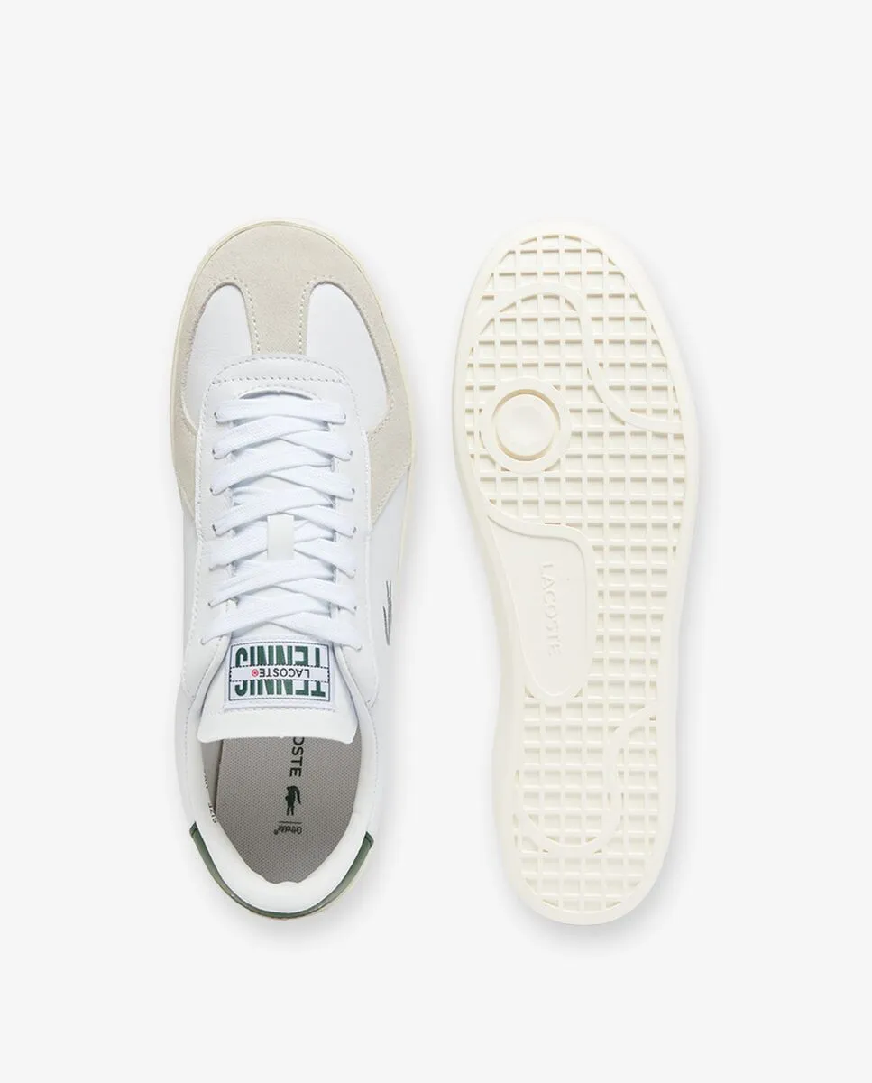 LACOSTE Men’s Baseshot Pro Leather Sneakers White