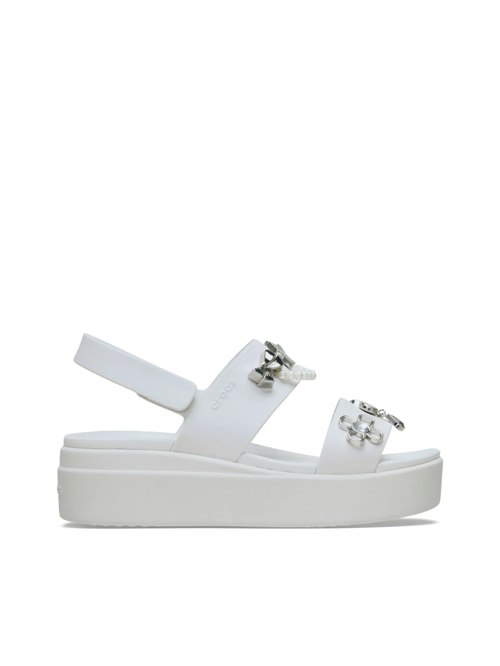 CROCS WOMEN'S BROOKLYN PRE EMBELLISHED 4U - MOONLIGHT