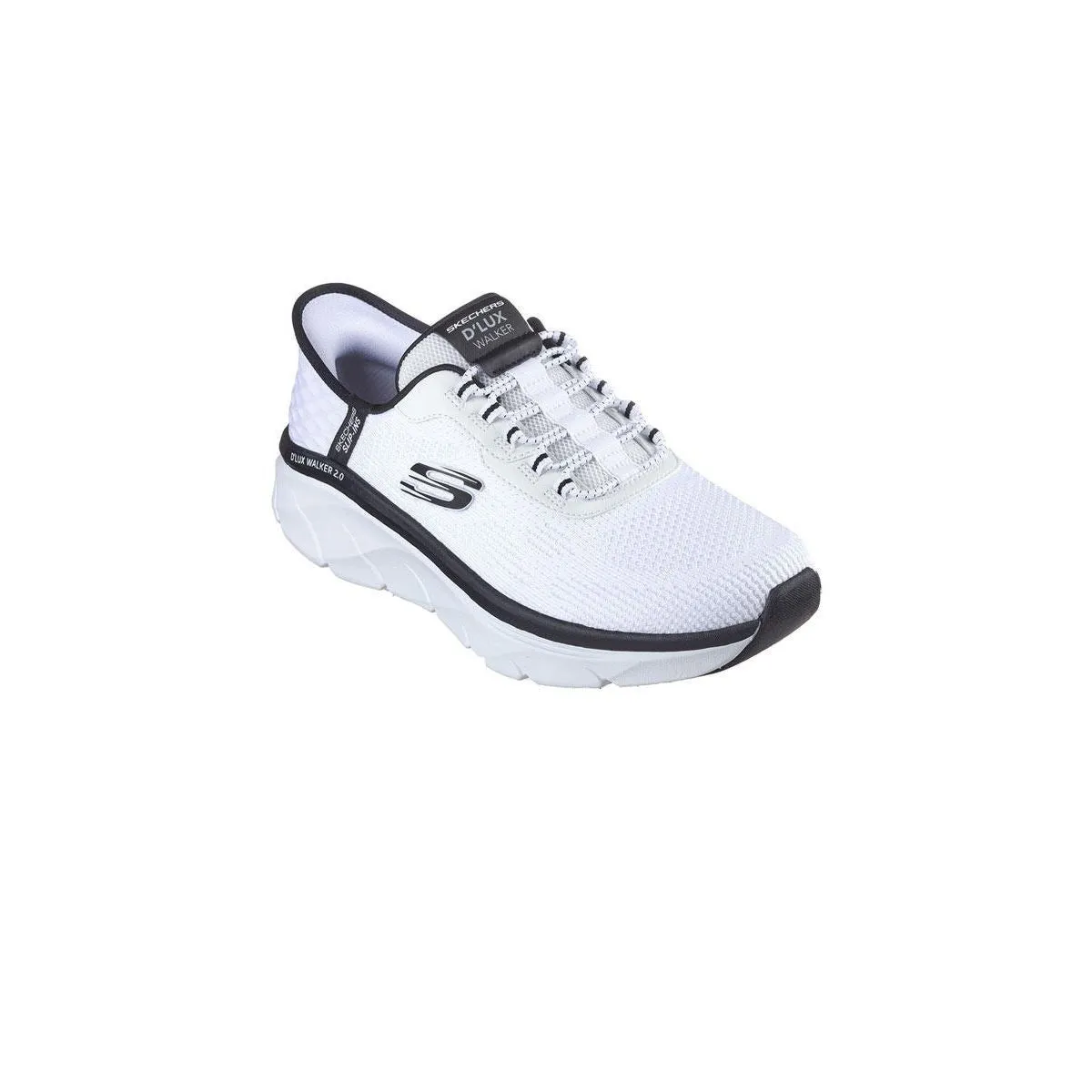 SKECHERS Slip-ins® Relaxed Fit®: D'Lux Walker 2.0 - Rezinate Men Casual Shoes White - SK108SH251EATH