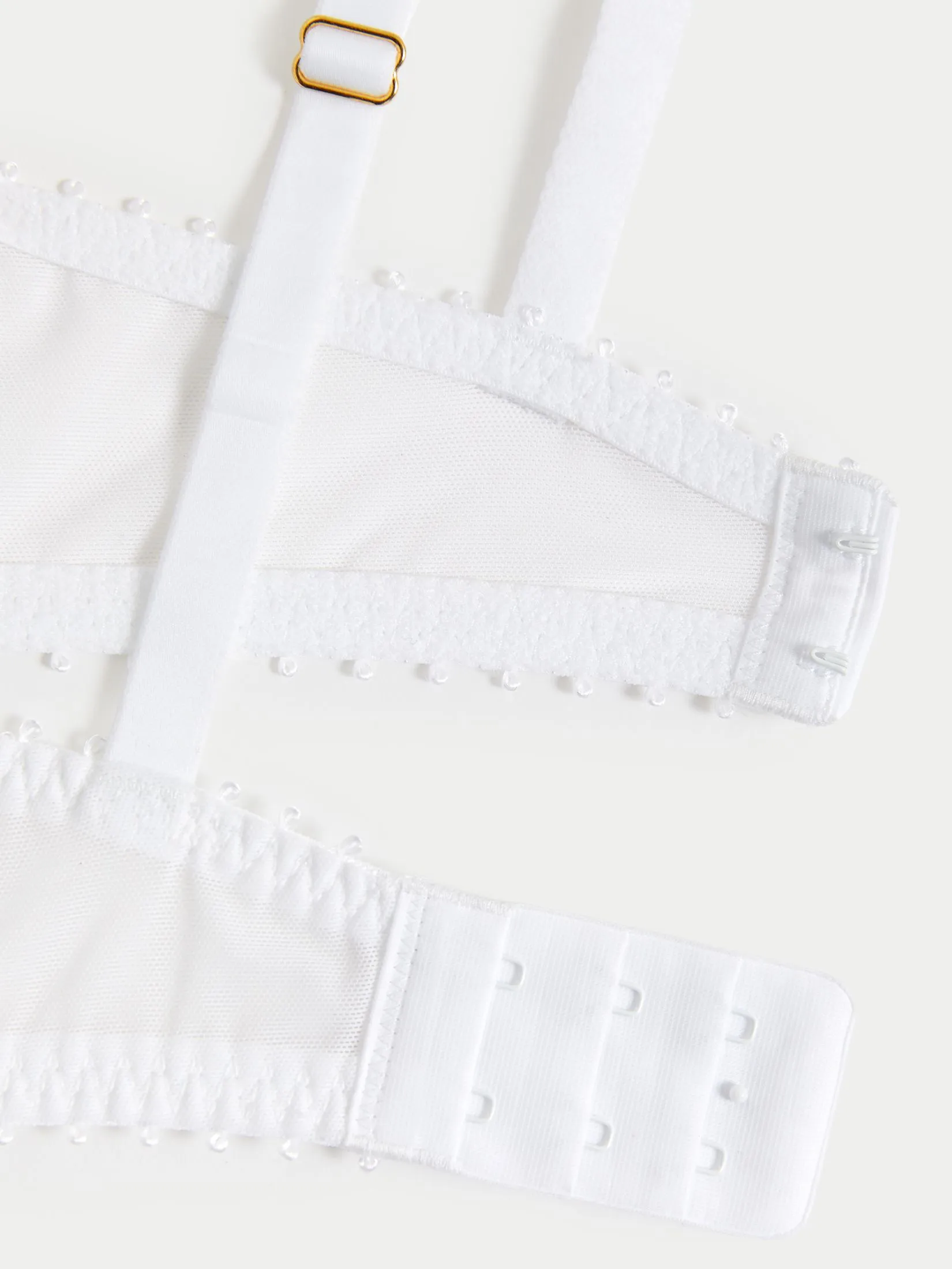 MARKS & SPENCER Women Plunge Bra Lova Lace Wired White