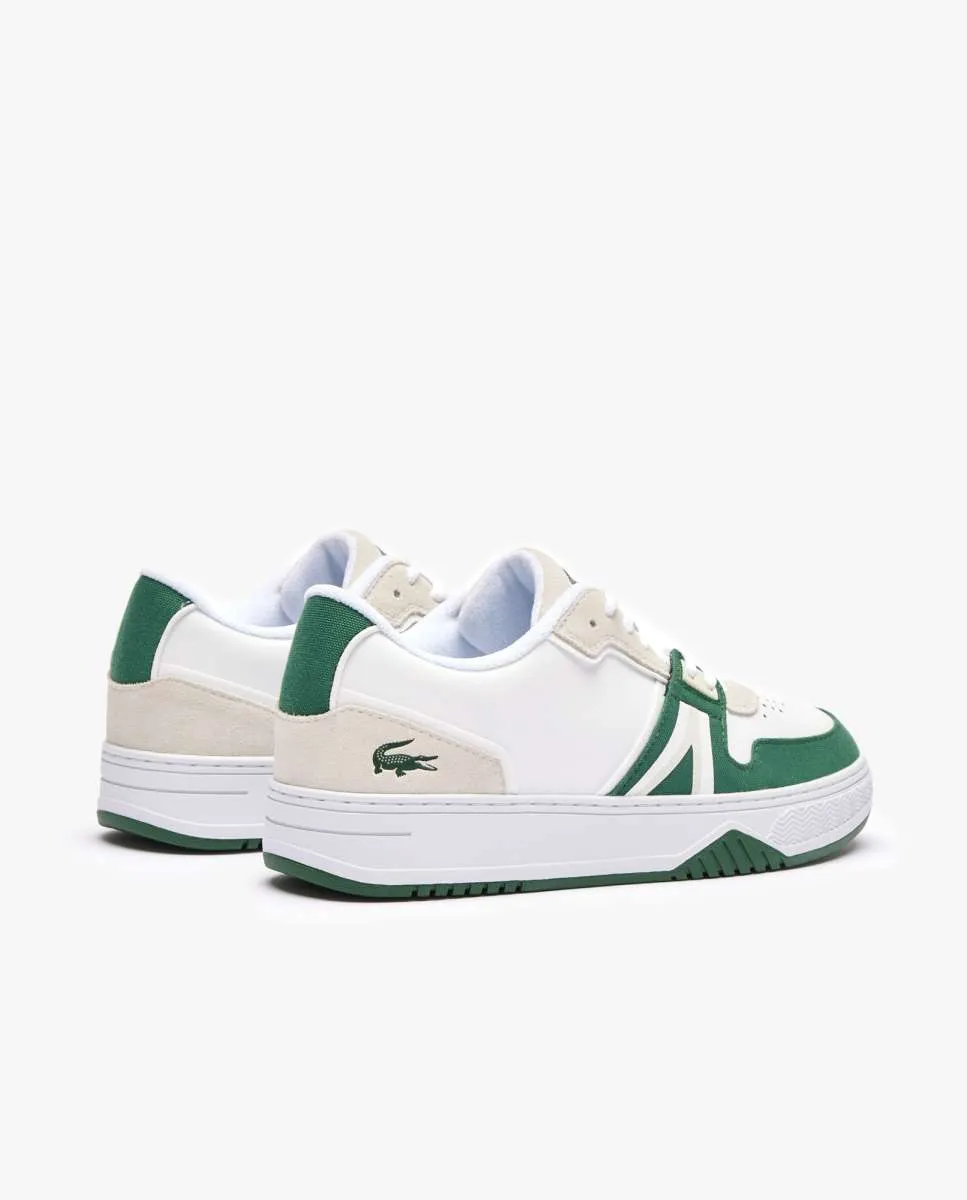 LACOSTE Men’s L001 Contrasted Leather Trainers White