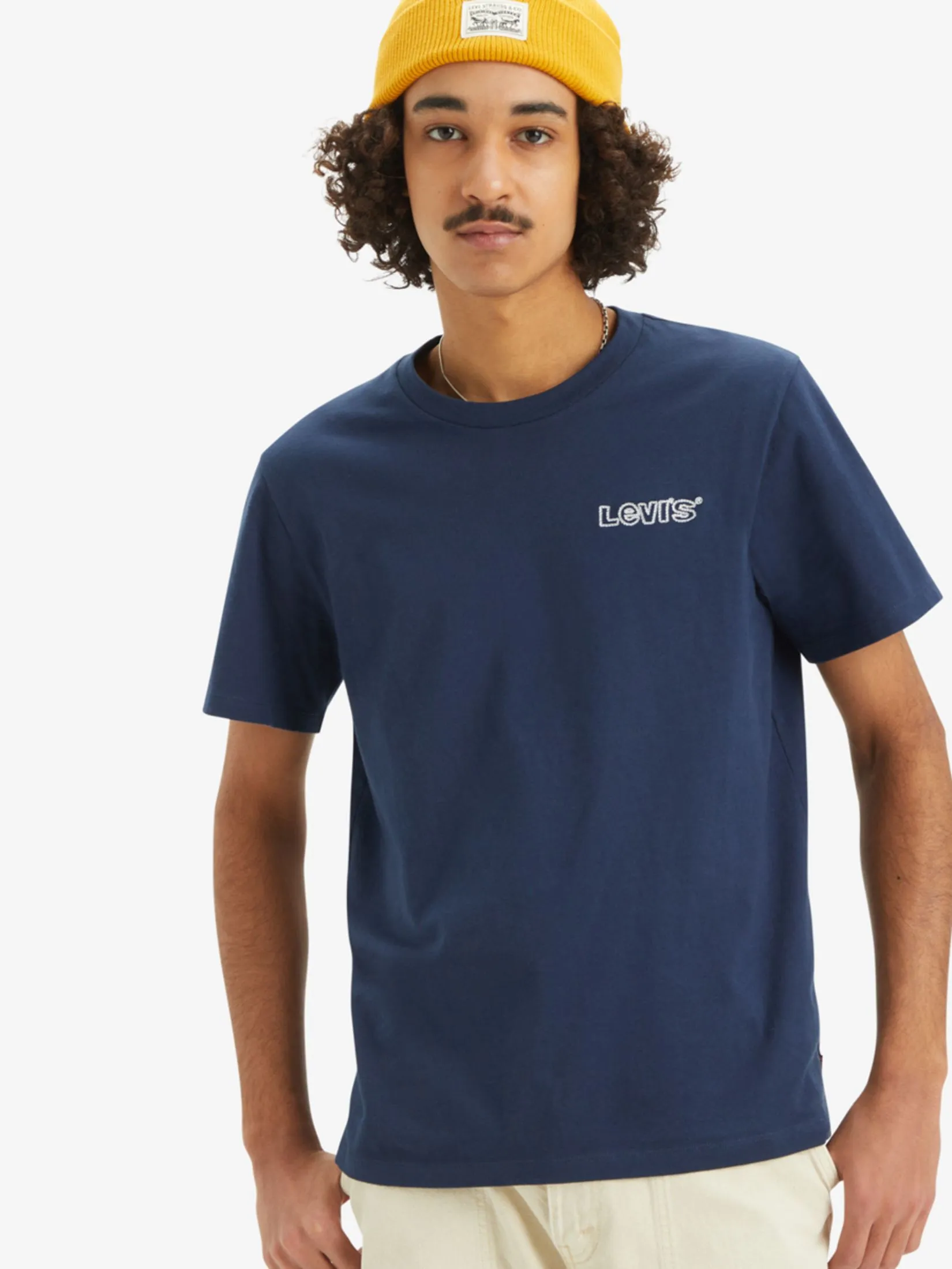 LEVI'S Men's Classic Graphic T-Shirt Navy Blue