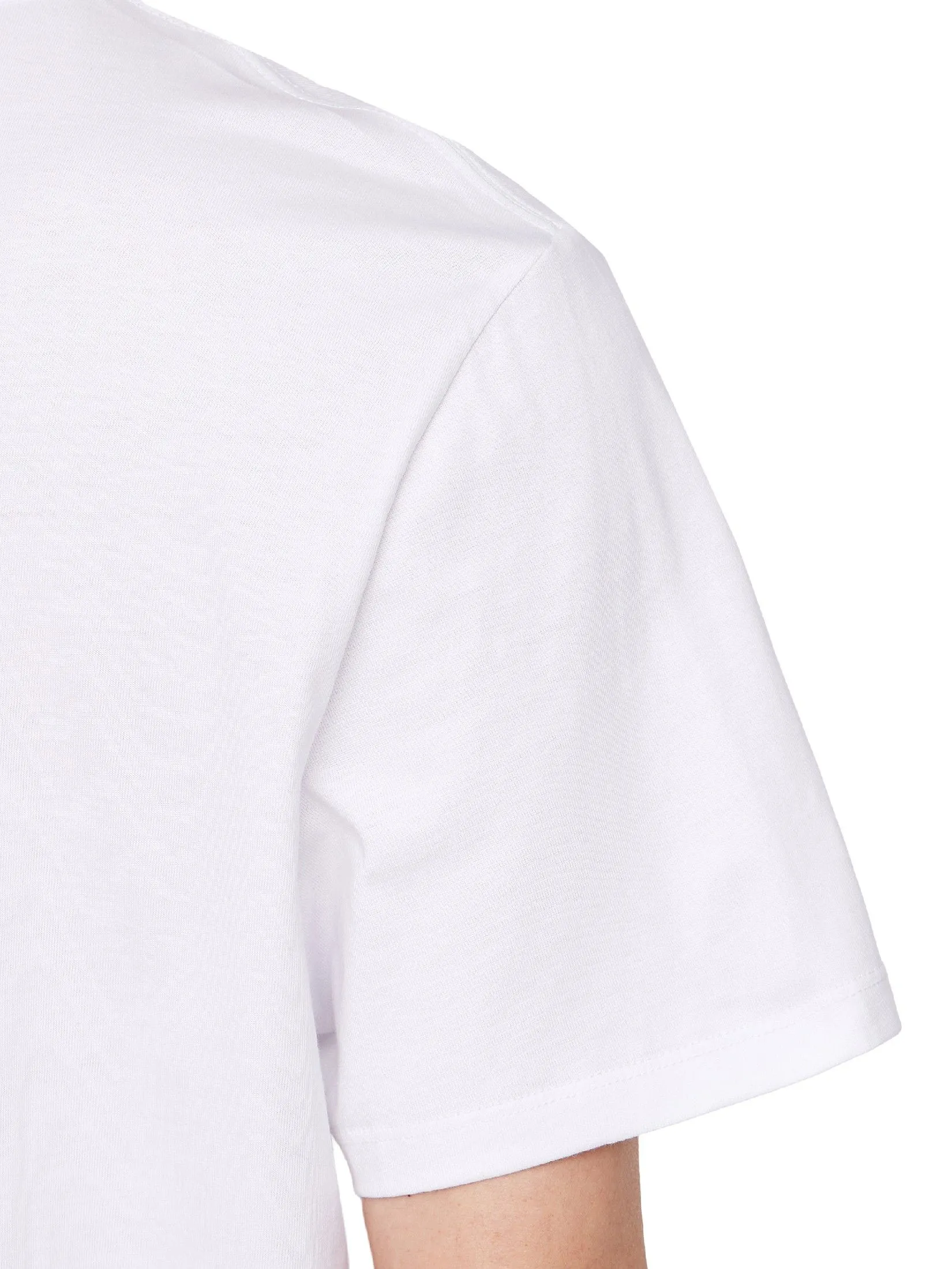 CALVIN KLEIN Men's Regular Fit Hero Monogram Logo Short Sleeve T-Shirt White