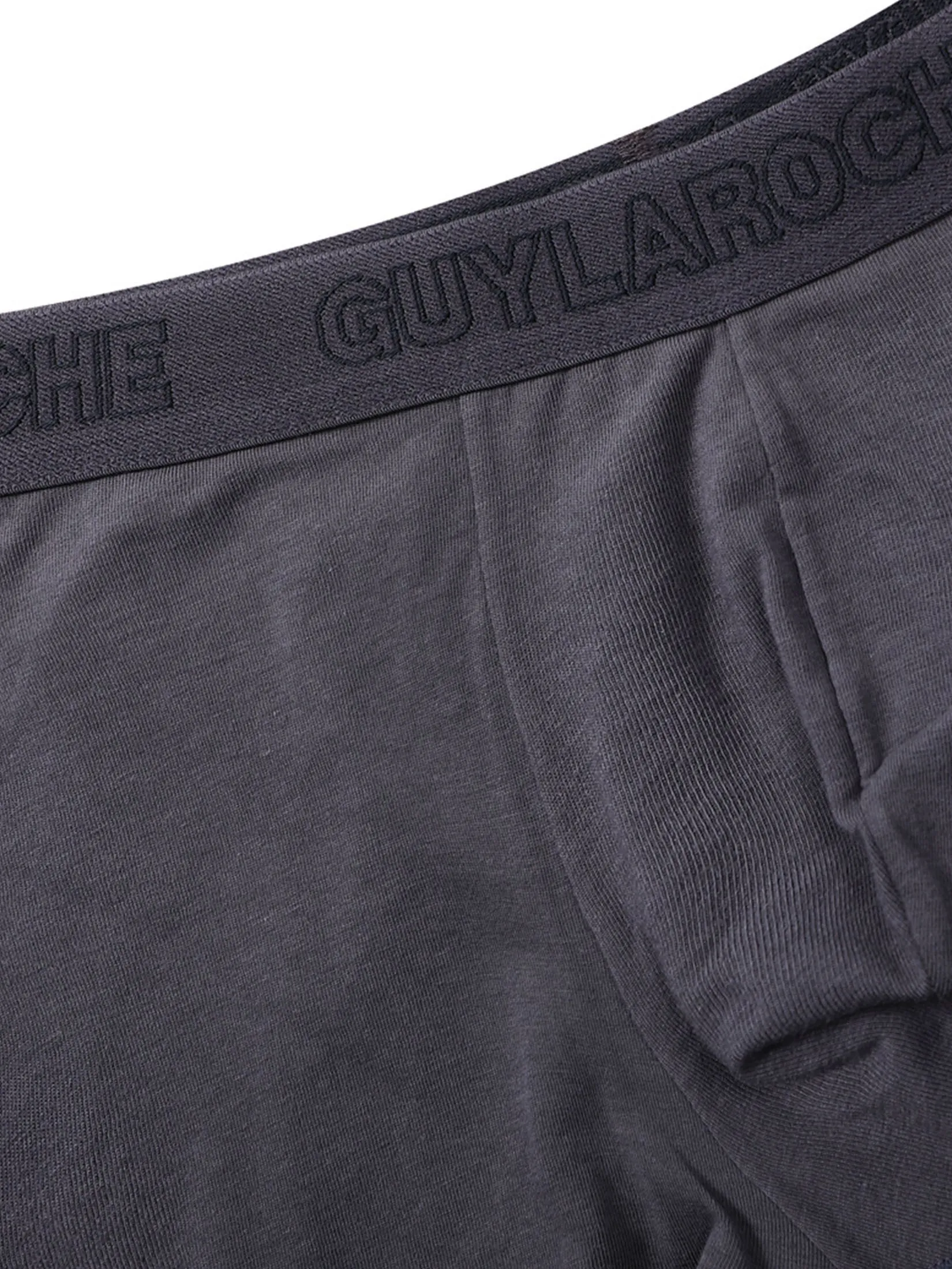 GUY LAROCHE INNERWEAR Men TRUNKS Underwear PACK 2 Pcs. - Grey