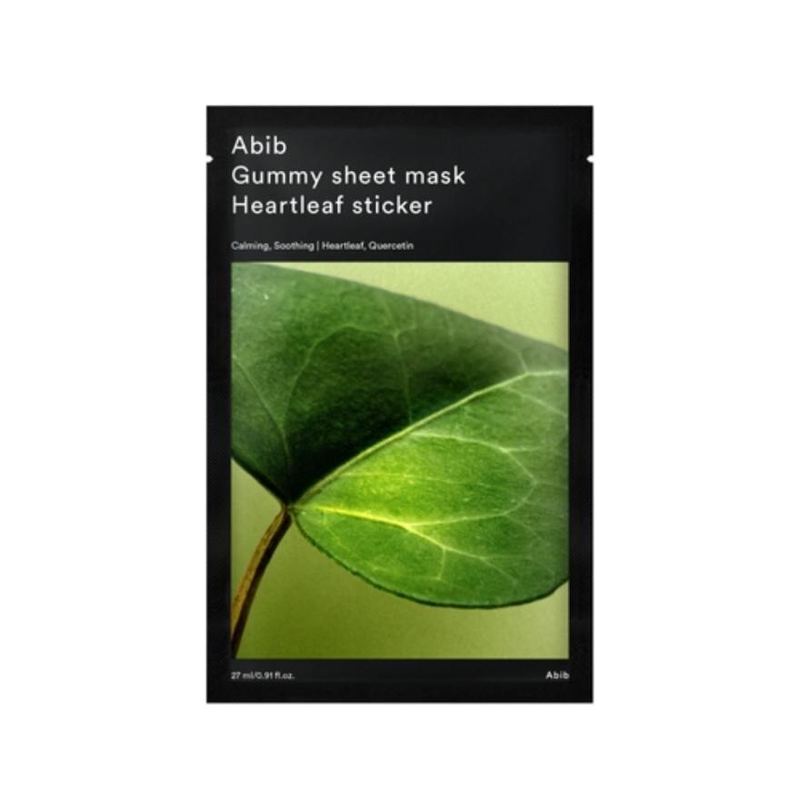 Abib Gummy Sheet Mask Heartleaf Sticker 1'S - Green