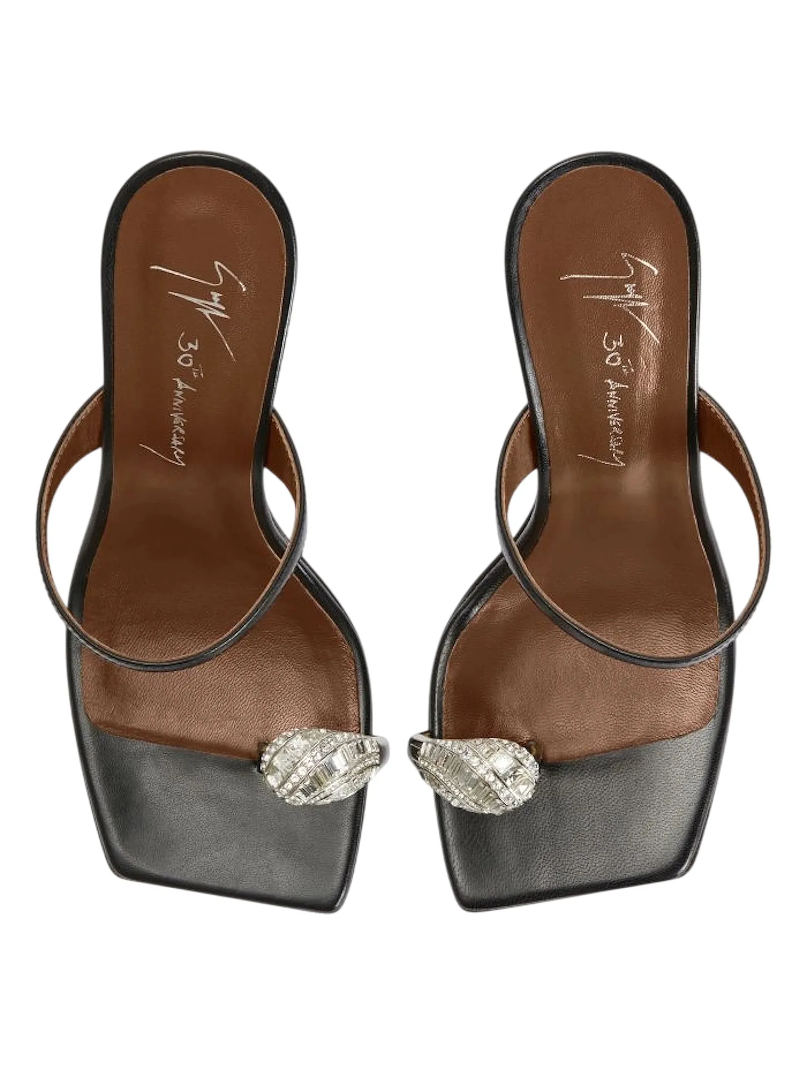 GIUSEPPE ZANOTTI Women Sandals THE ICON RING 90 NERO