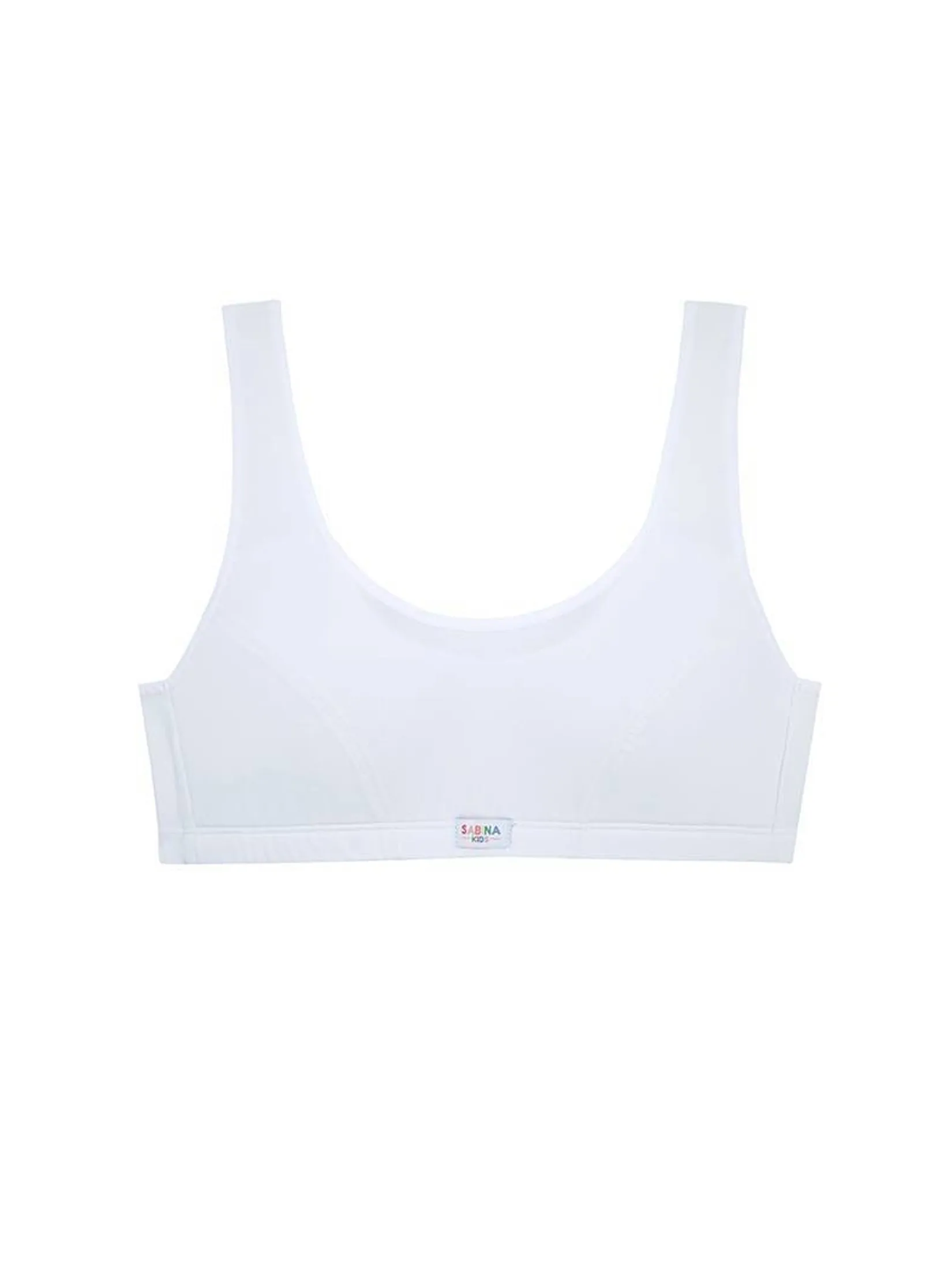 SABINA Kids Wireless Bra - White