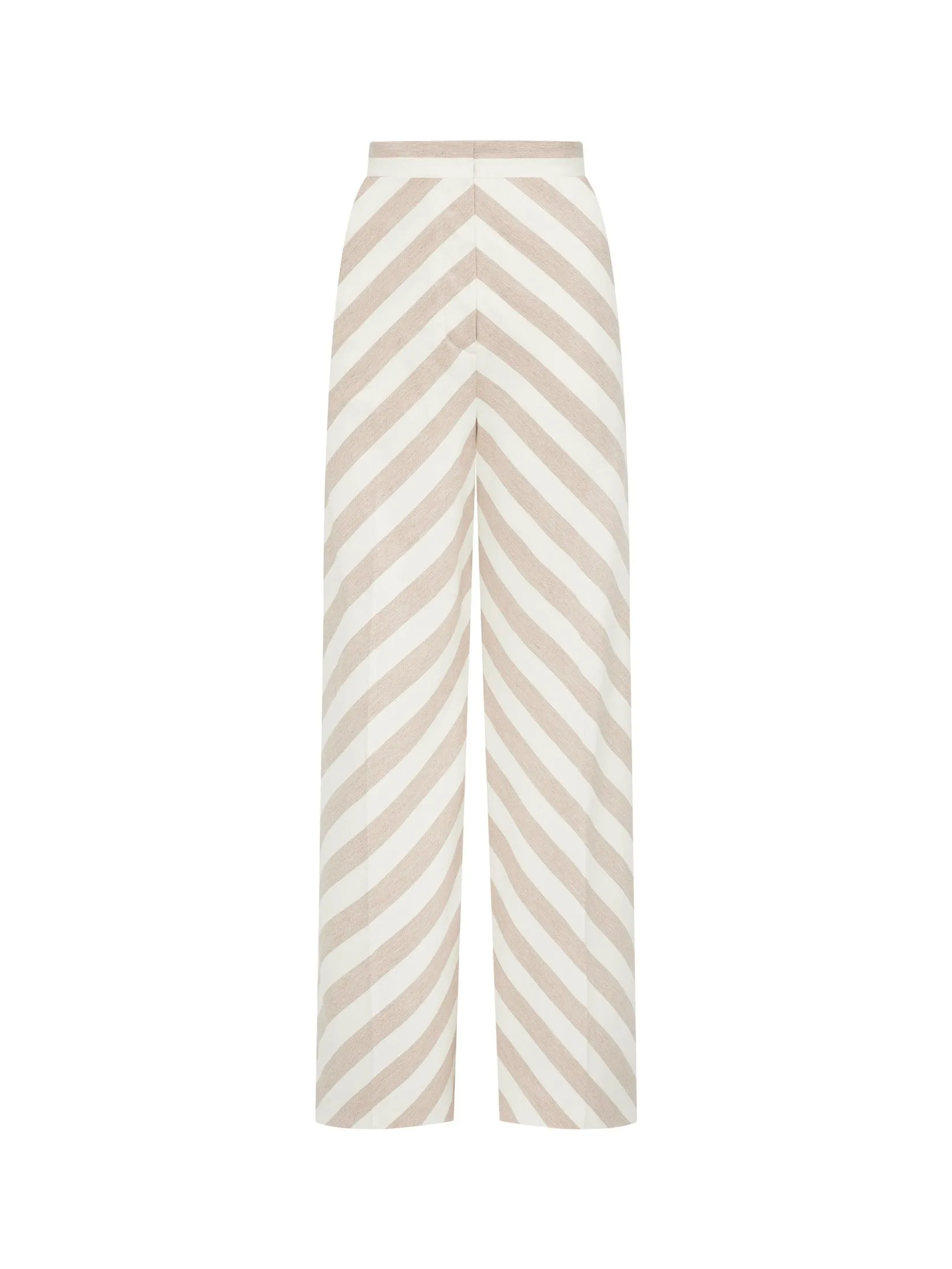 ASAVA (AW24 )Avianna Women Straight-Leg Pants Brown