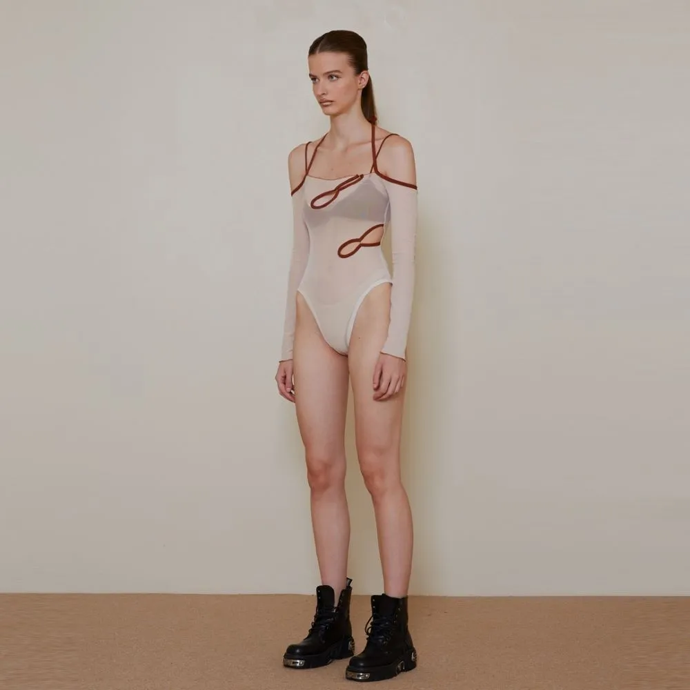 BLACKDOG BKK Cream Ashley bodysuit