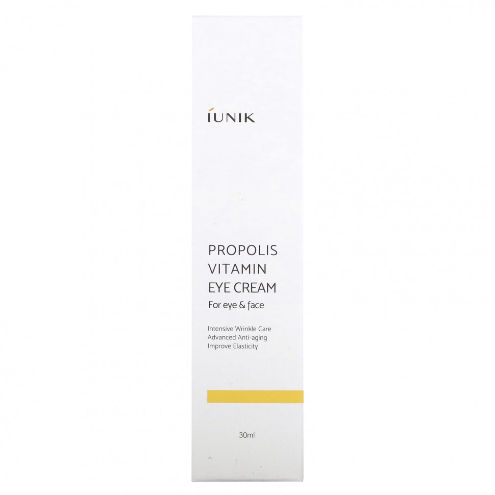iUNIK, Витаминный крем с прополисом, для кожи вокруг глаз и лица, 30 мл (1,01 жидк. Унции)